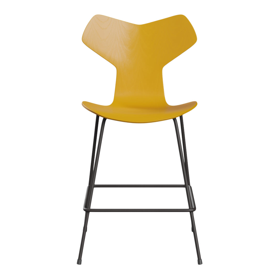 Grand Prix Counter Chair 3138 - Modern Bar Stool with Swivel Seat for Kitchen Island, Breakfast Bar & Home Decor - Adjustable Height & Comfortable Back Support