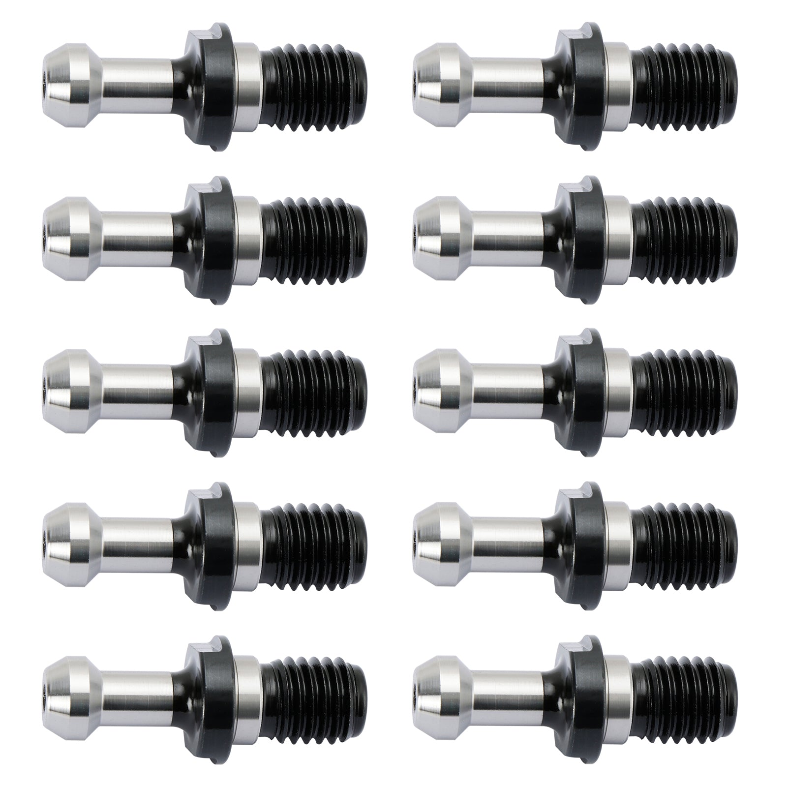 10Pcs CAT40 45° Pull Stud Retention Knob - Compatible with Haas & Other CAT40 CNC Machines - High Precision CNC Tool Holder Accessories - Perfect for Milling, Drilling & Lathe Operations