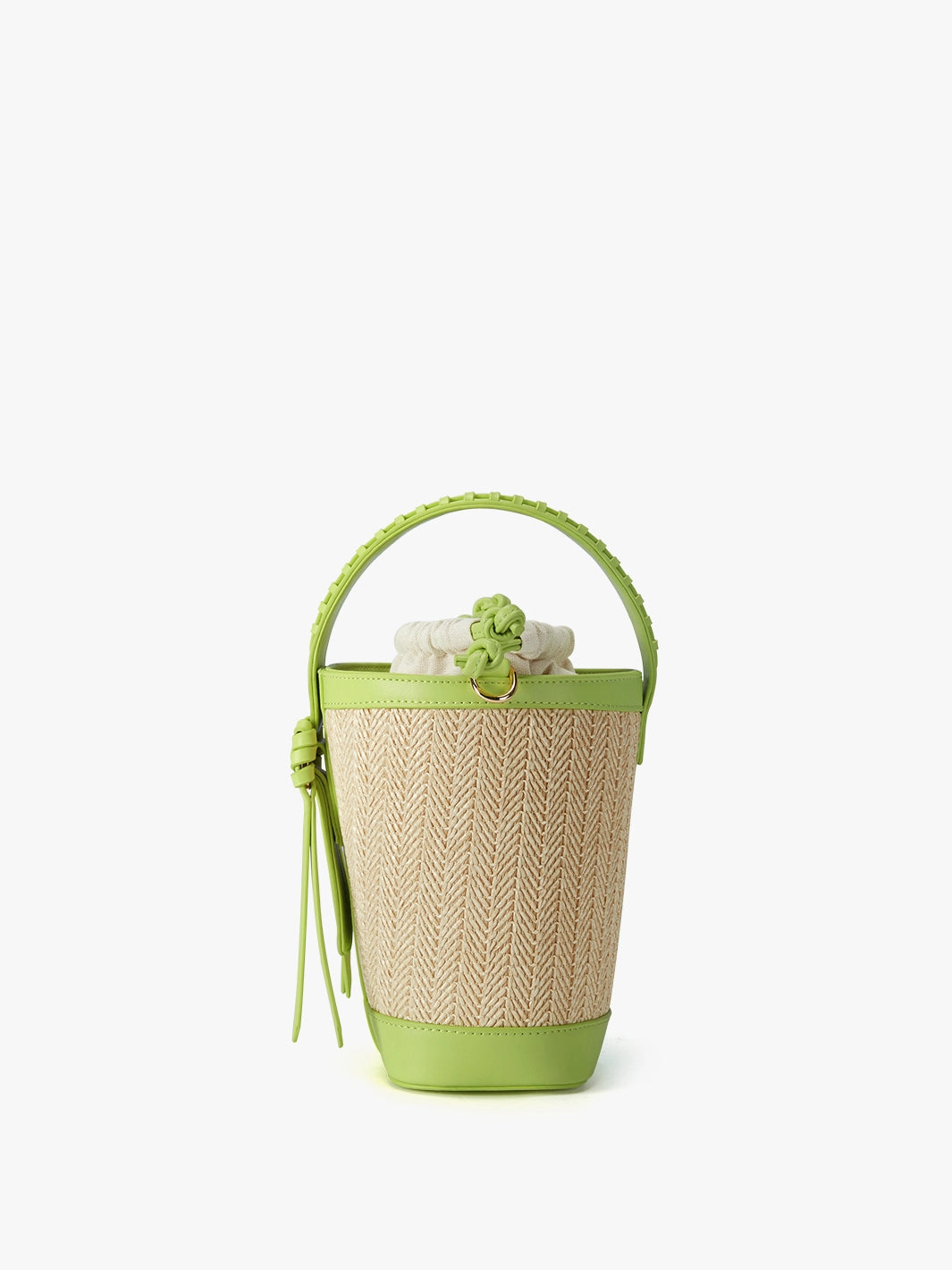 Stylish Marina Raffia Straw Bucket Bag for Women - Summer Beach Tote, Boho Chic Handbag for Travel, Shopping & Outdoor Activities