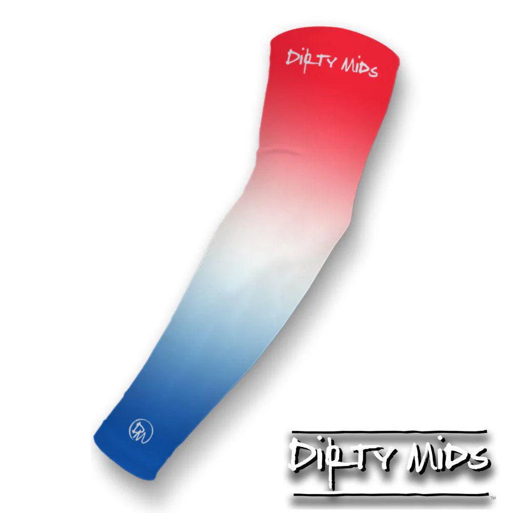 Dirty Mids Savage Series Compression Arm Sleeves for Men & Women - UV Protection, Moisture Wicking (Multiple Colors) - Perfect for Running, Basketball & Outdoor Sports