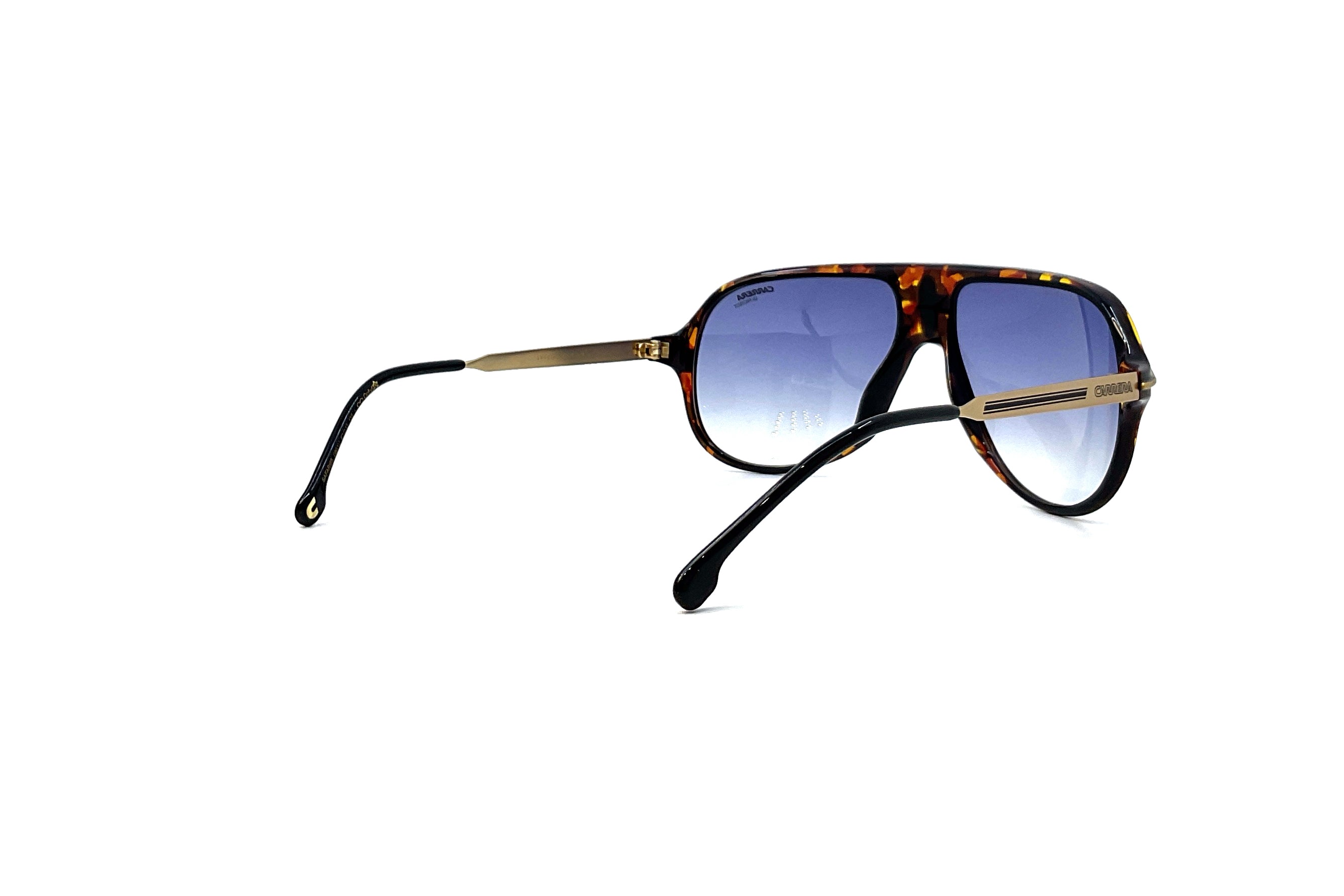 Carrera Icons Safari 65 Havana Sunglasses - Polarized UV Protection Aviator Style for Men & Women - Perfect for Driving, Beach & Outdoor Adventures