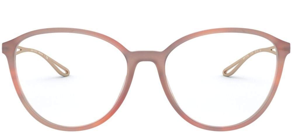 Giorgio Armani AR 7179 5778 Striped Pink Eyeglasses for Women - Stylish Designer Frames for Everyday Wear & Fashion Accessories