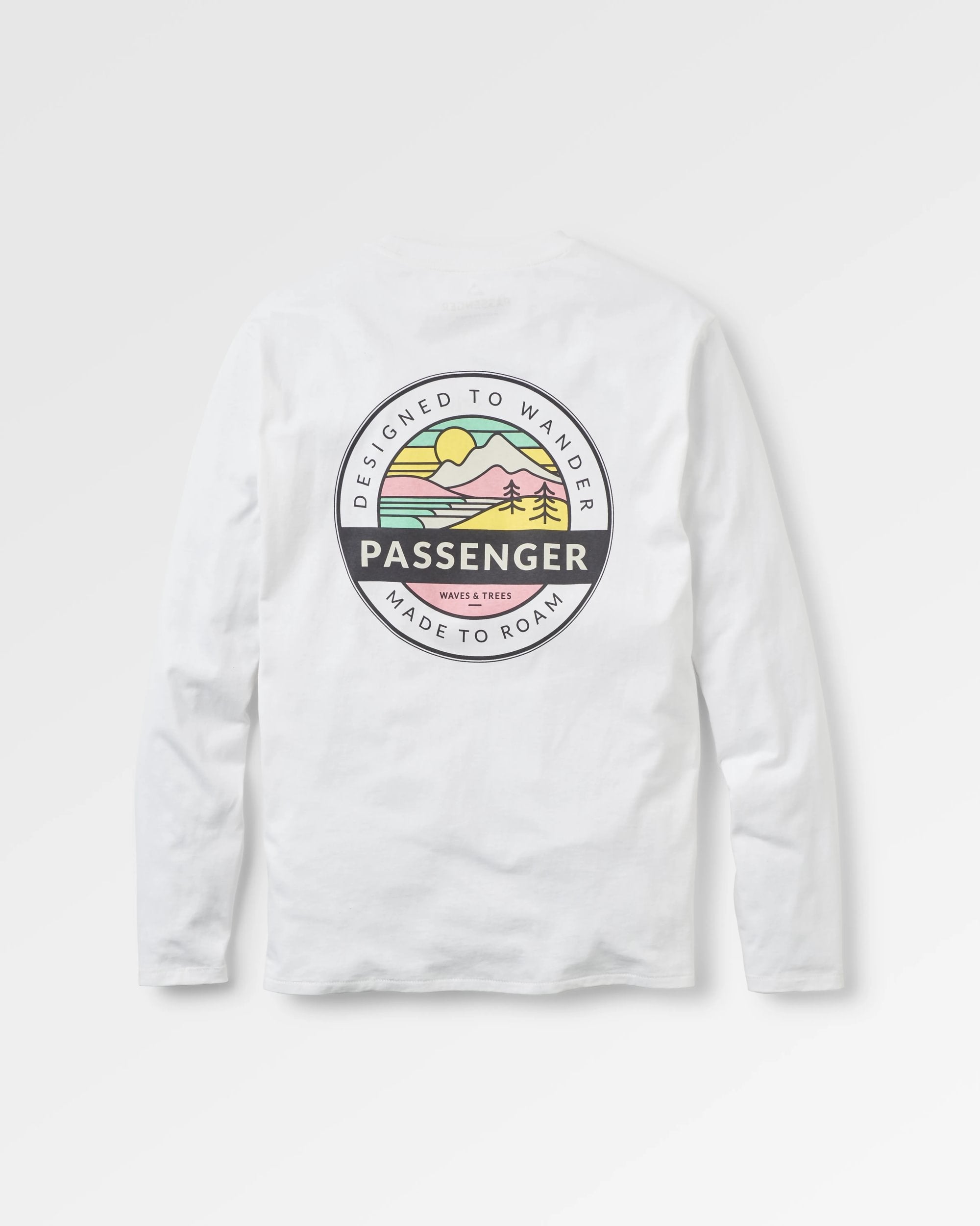 Odyssey Eco-Friendly Recycled Cotton Long Sleeve T-Shirt for Men & Women | Soft Sustainable White Tee | Perfect for Casual Wear, Outdoor Activities & Layering