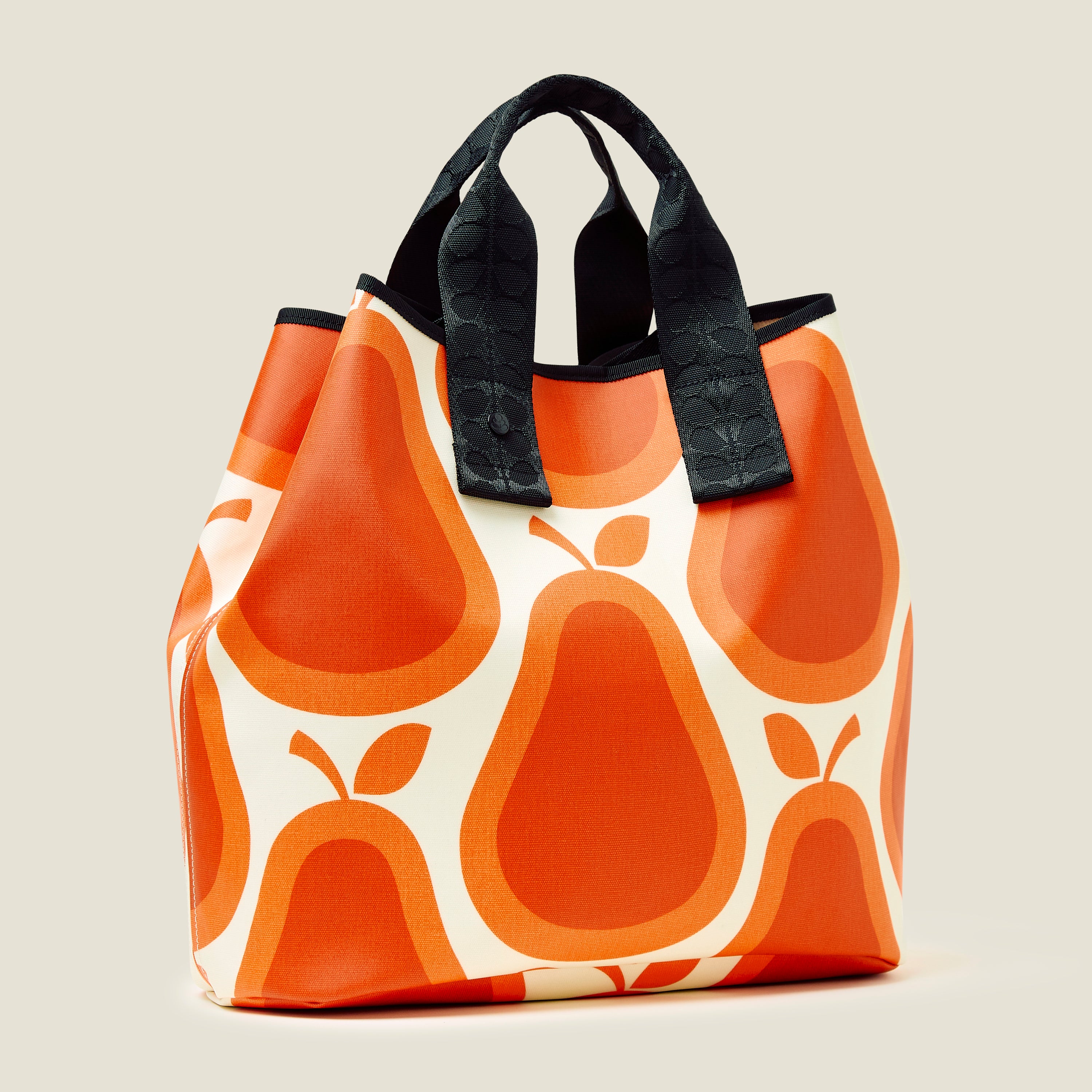 Stylish Carryall Large Tote Bag for Women - Durable Pear Tomato Red Fashion Handbag - Perfect for Work, Travel & Shopping