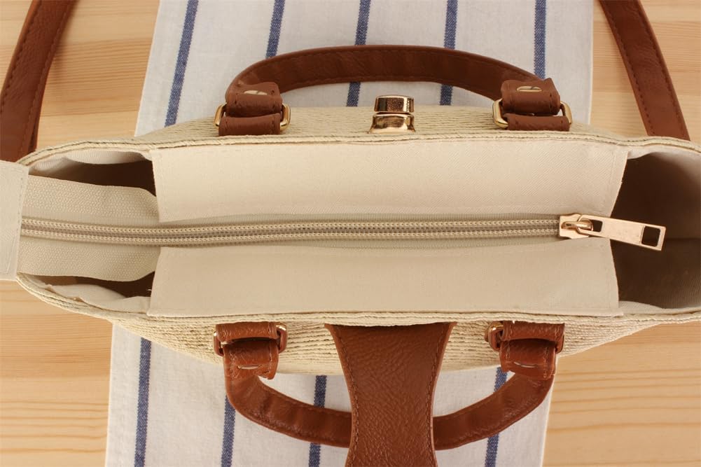 Styraw Bags for Women - Small Tote Handbags & Shoulder Crossbody Purse - Stylish Summer Beach Bag 2024 - Perfect for Vacation, Shopping, and Outdoor Activities