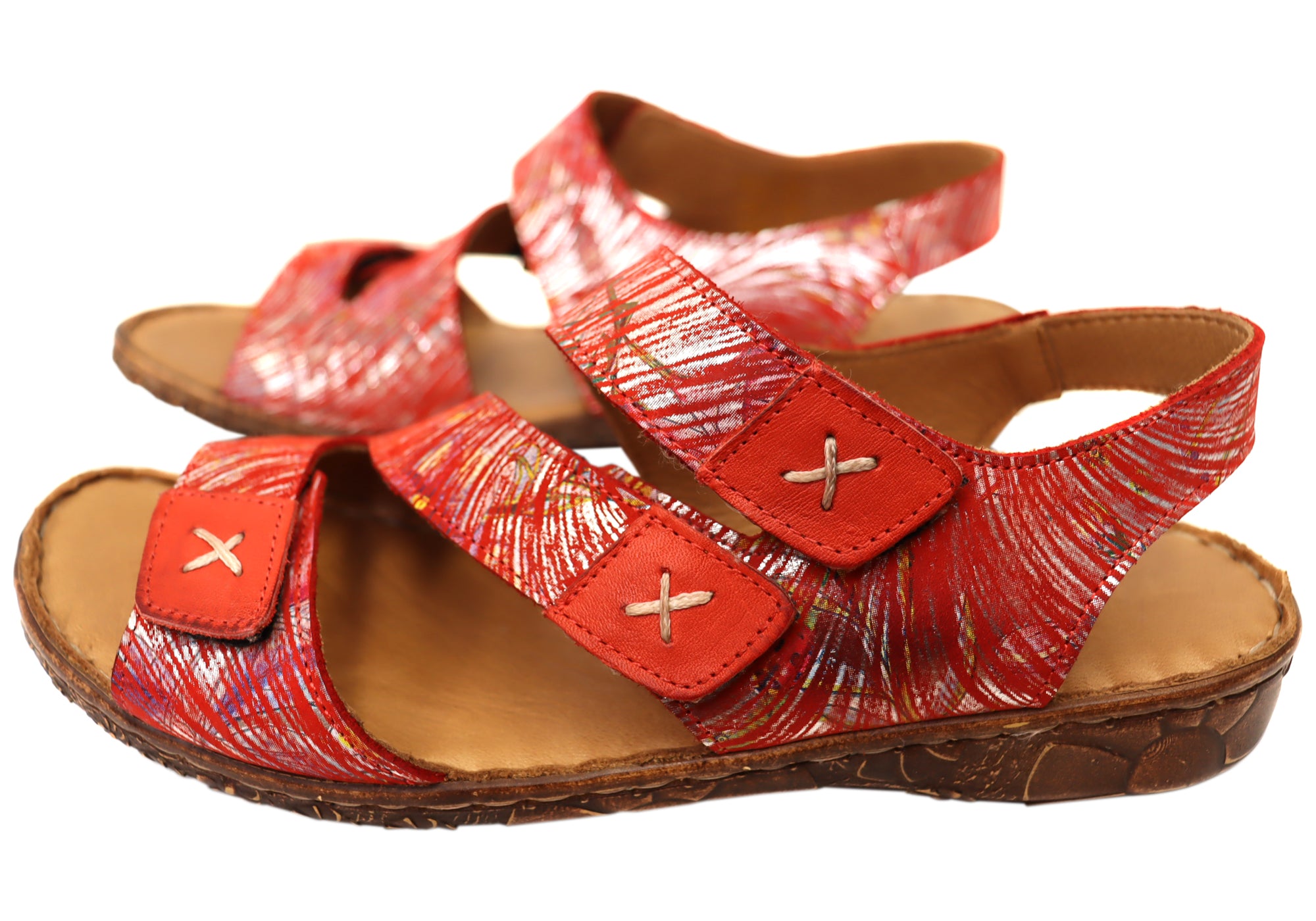 Orizonte Dakoti Women's Comfortable European Leather Sandals - Stylish & Breathable for Summer, Beach, Travel & Casual Outings