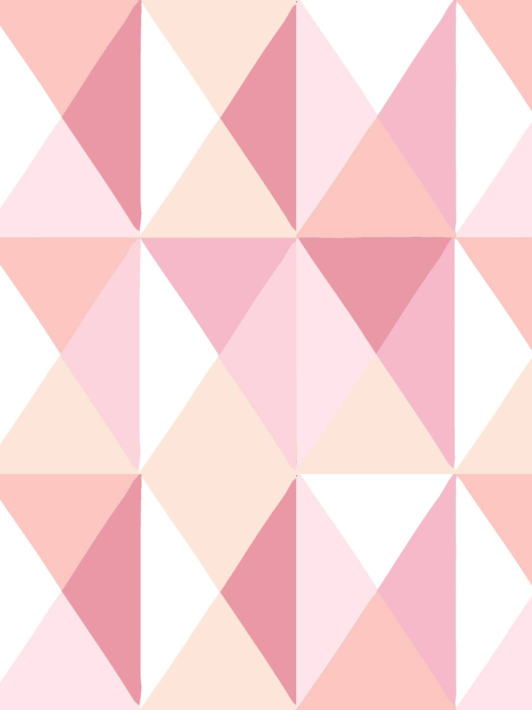 Fisher Price™ Geo Wallpaper - Pink Geometric Design for Nursery, Kids Room & Playroom Decor - Perfect for Baby Girls' Bedroom & Play Area