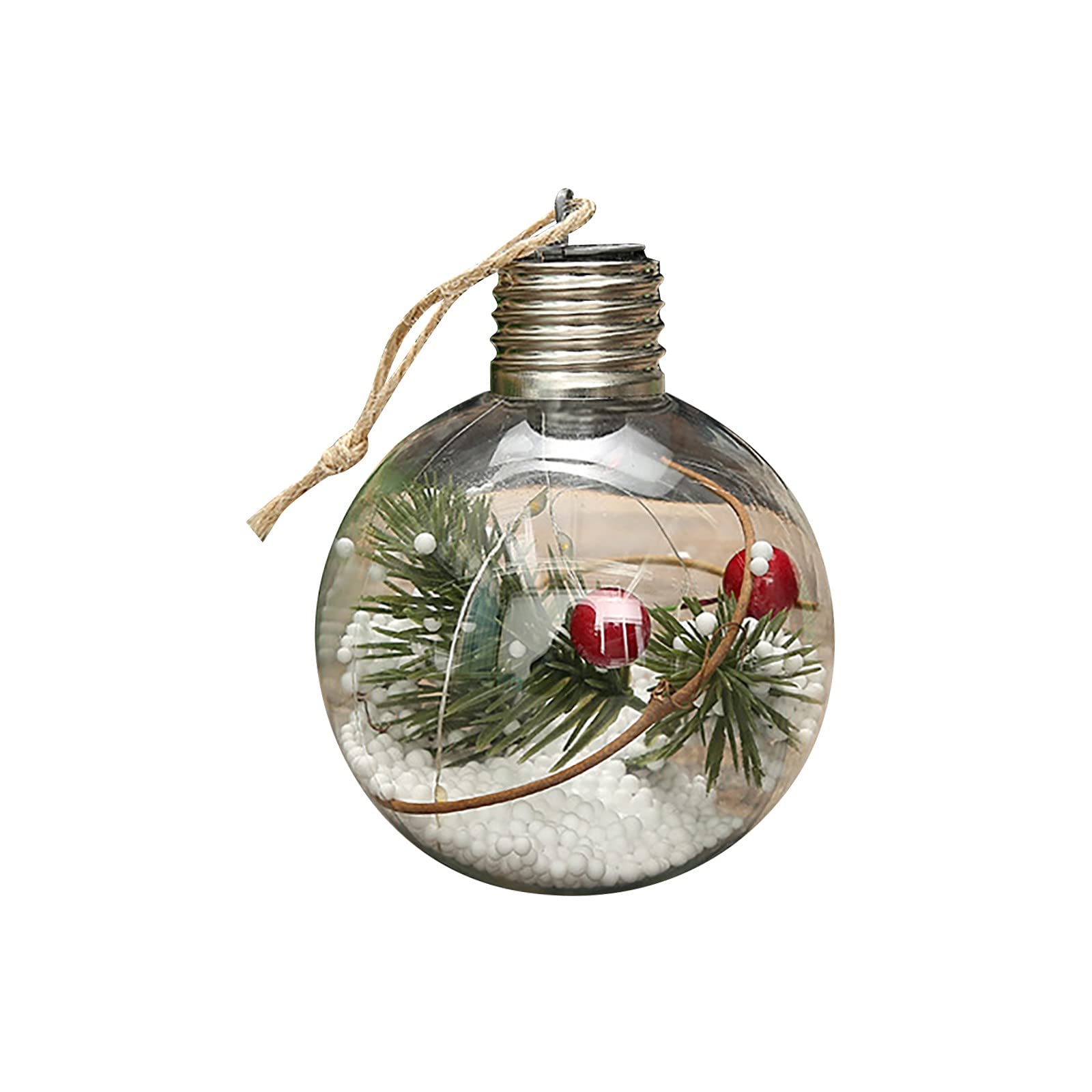 2024 Shatterproof Christmas Ornaments Set - Personalized Indoor/Outdoor Holiday Decorations for Tree, Wedding & Party | Cool Xmas Ball Pendants & Seasonal Decor