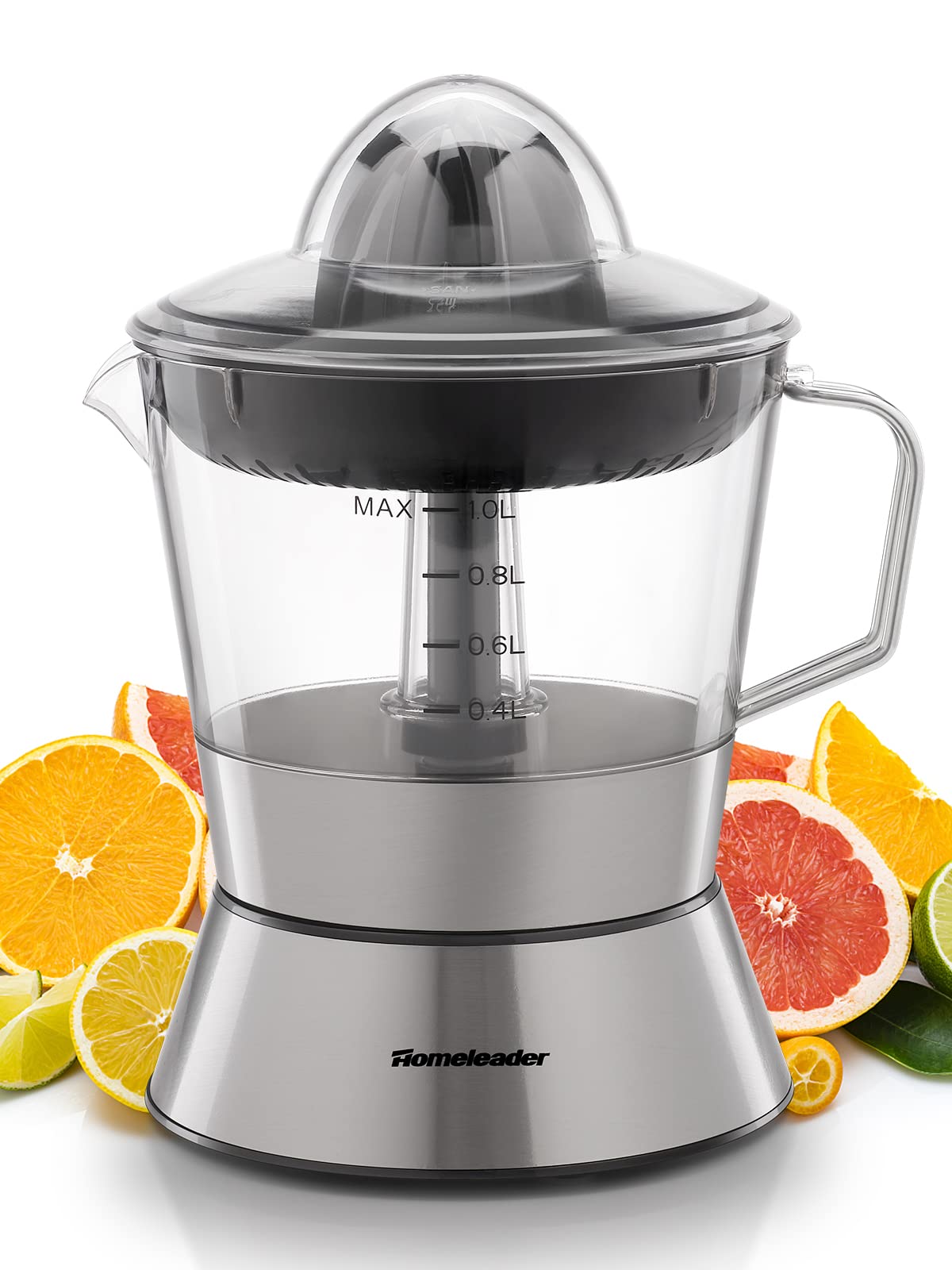 Electric Citrus Juicer with Pulp Control - Automatic Orange, Lemon, Lime & Grapefruit Squeezer - Perfect for Fresh Juice, Cocktails & Healthy Breakfasts