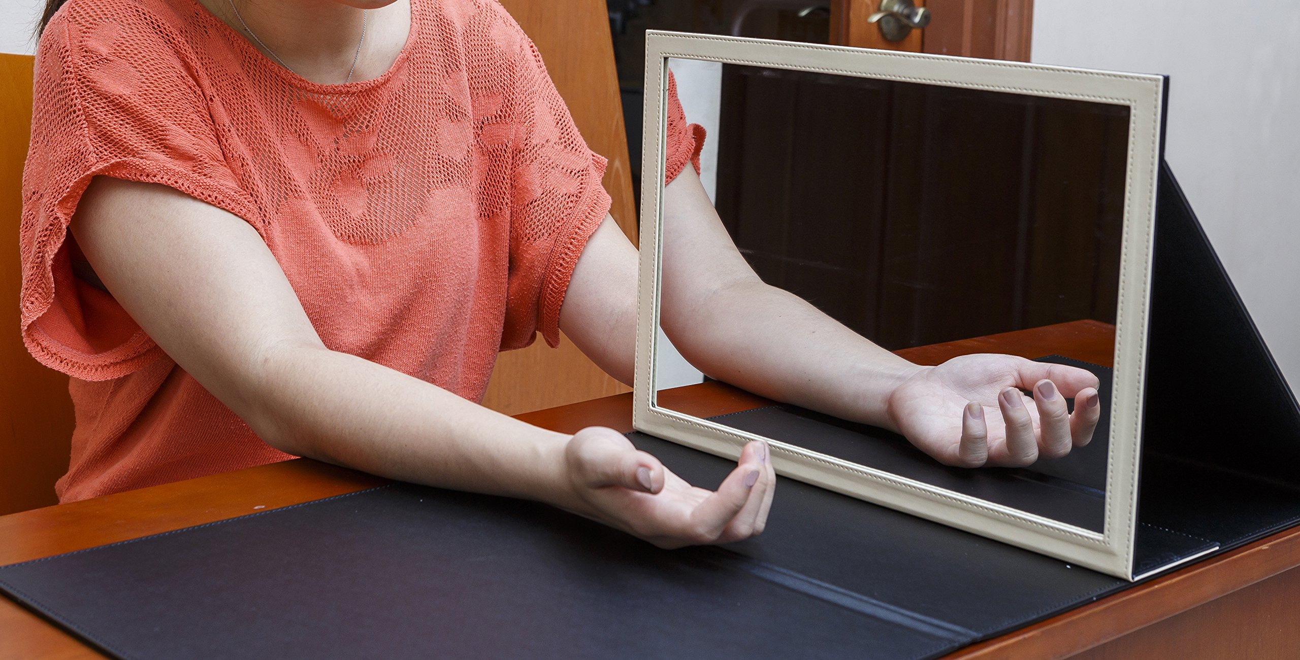 Mirror Therapy Box for Stroke Rehabilitation - Relief for Phantom Limb Pain, CRPS & Chronic Pain Conditions - Portable Home Physical Therapy Device for Hand & Arm Recovery