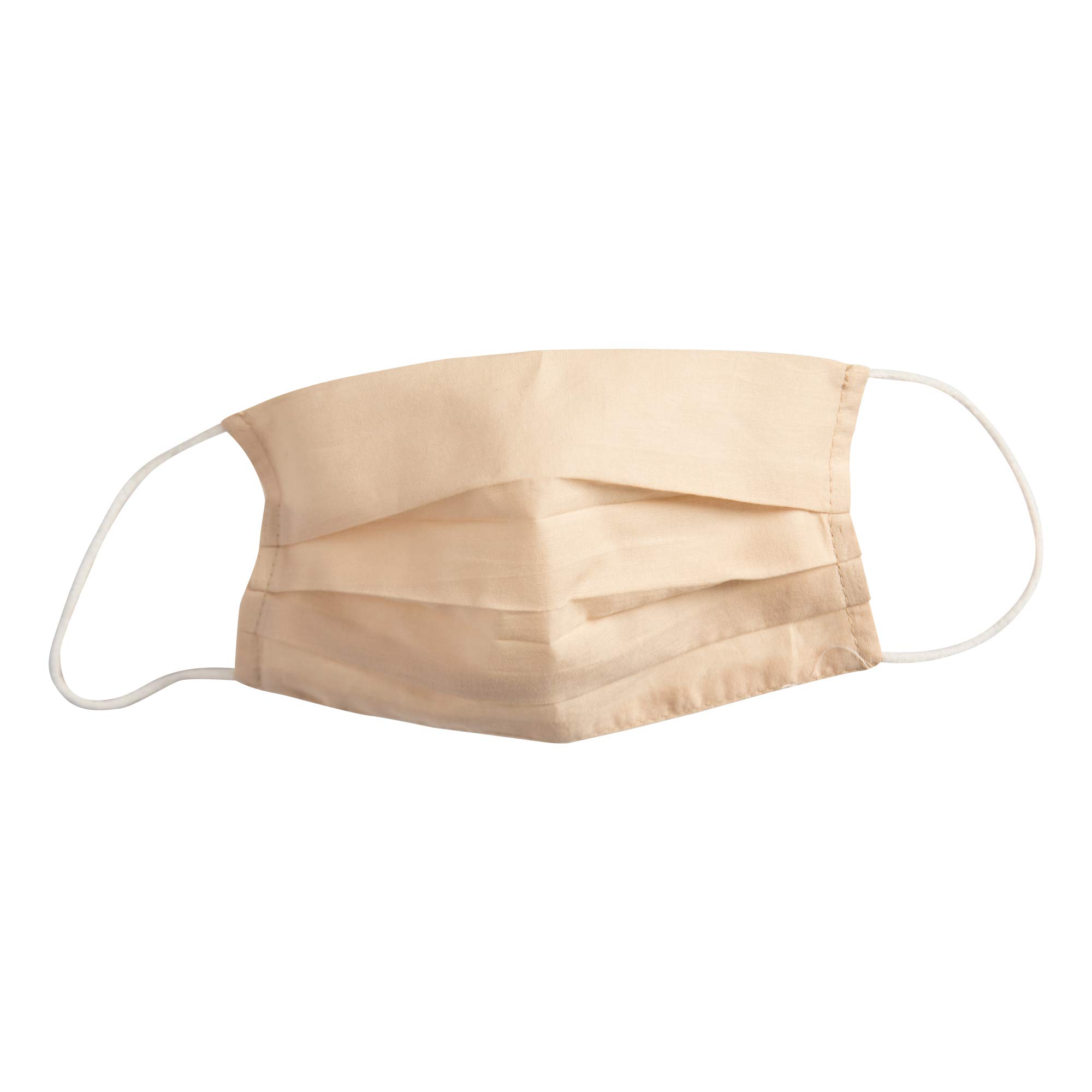 OrchidsPlus Pro Face Mask - 3-Layer Washable & Reusable Cloth Mask (Pack of 10, Beige) - Perfect for Daily Use, Travel, and Outdoor Activities