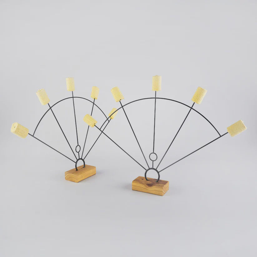 Professional Fire Fans with Five Finger Small Ring - Perfect for Fire Dancing, Flow Arts, and Circus Performances