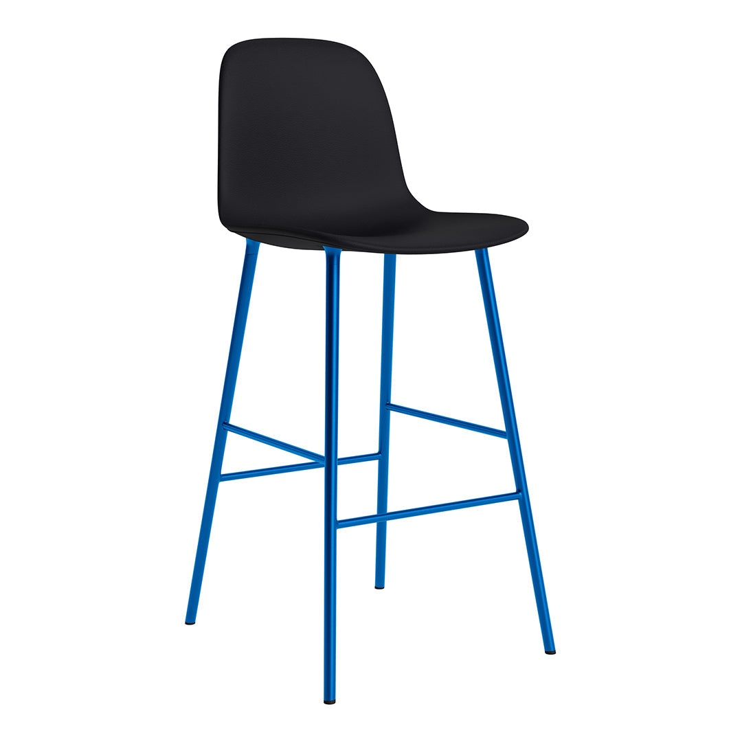 Modern Form Bar Chair - Fully Upholstered Counter Stool with Comfortable Seat - Perfect for Kitchen Islands, Breakfast Bars & Home Bars