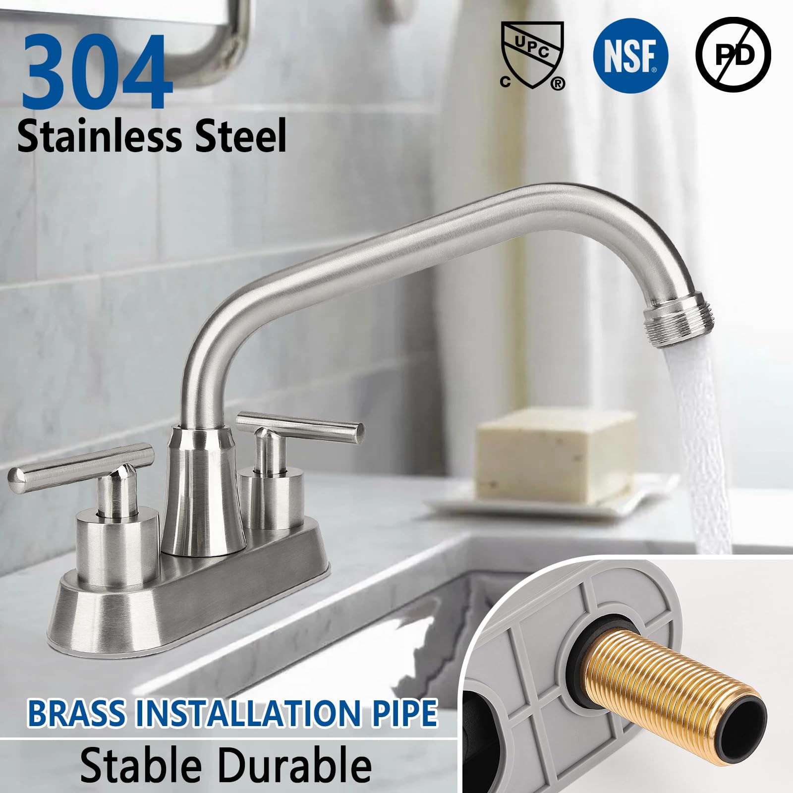 Heavy Duty Laundry Sink Faucet with 3/4