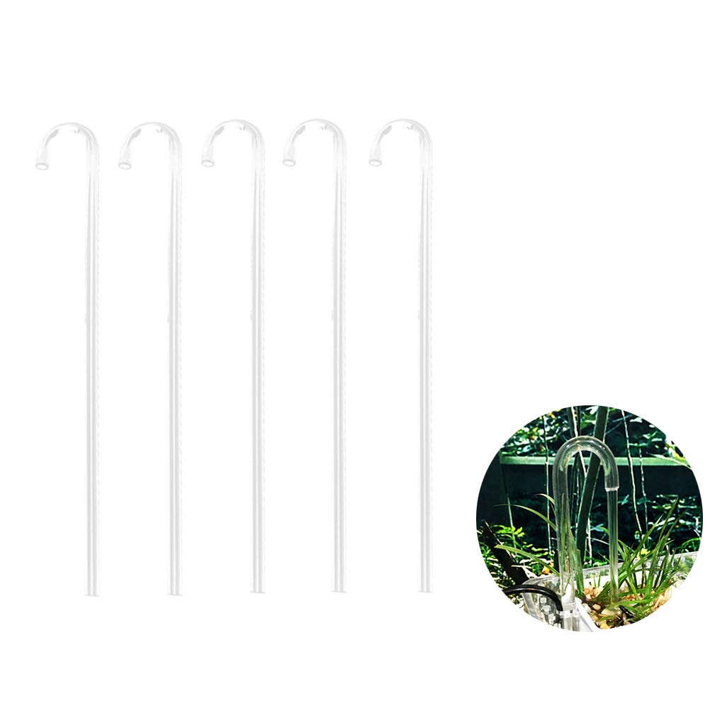 TEHAUX 5pc Aquarium Siphon Kit - Efficient Fish Tank Water Pump for Easy Cleaning and Maintenance in Home Aquariums