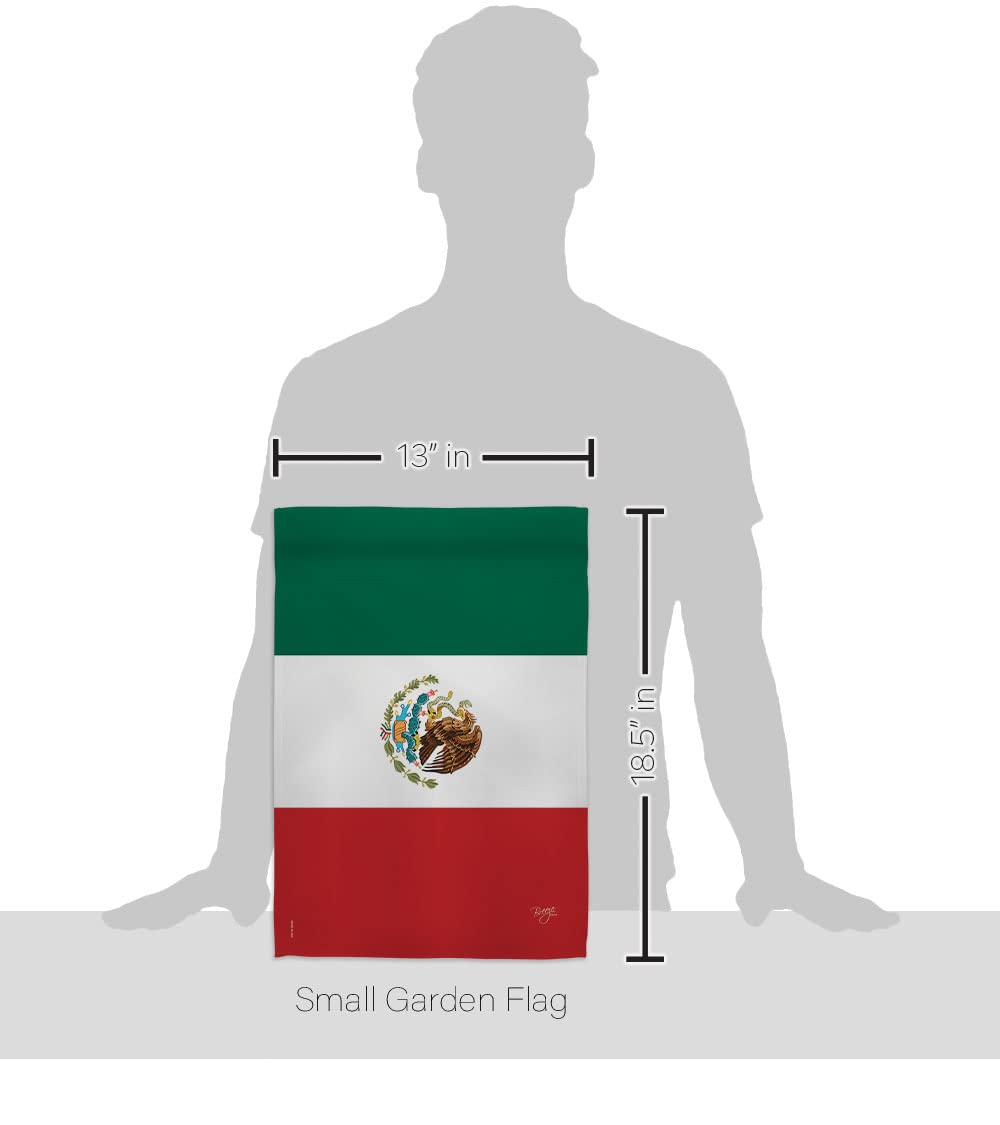 Mexico Garden Flag Set with Stand - Double-Sided Yard Decor Gift for Home
