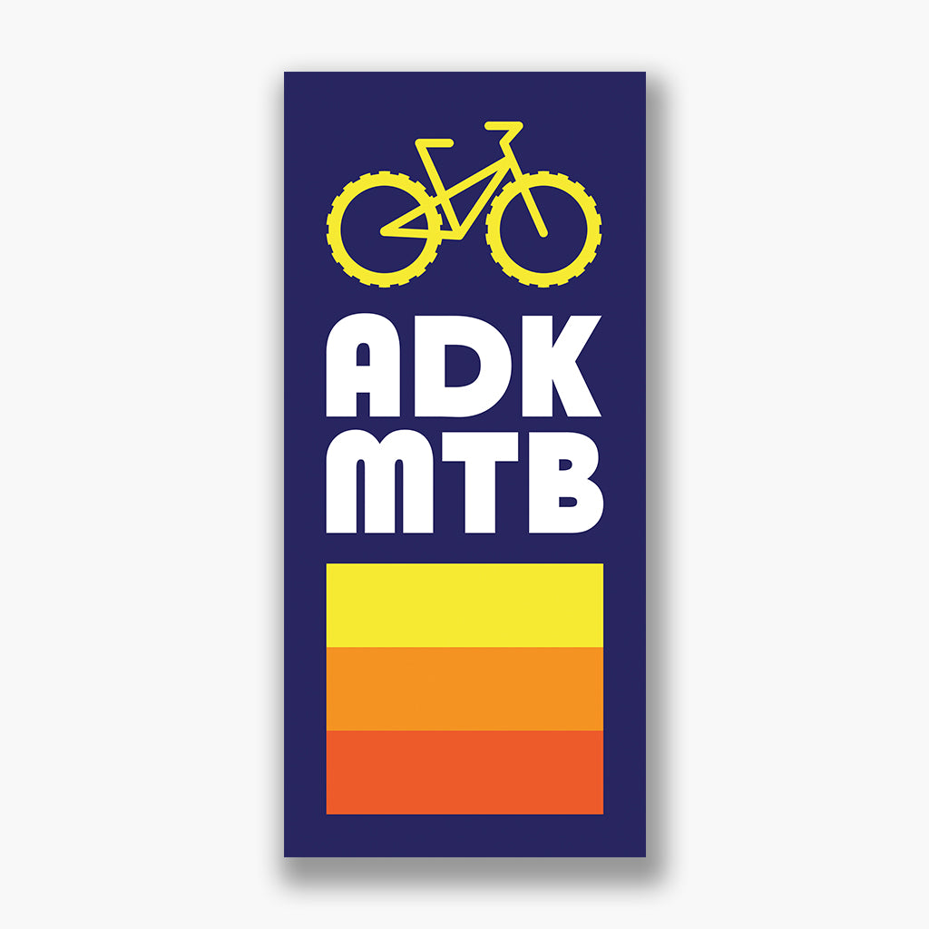 Premium ADK MTB Top Tube Stickers - Durable Bike Decals for Mountain Bikes, Cycling Enthusiasts - Perfect for Customizing Your Bike Frame & Gear
