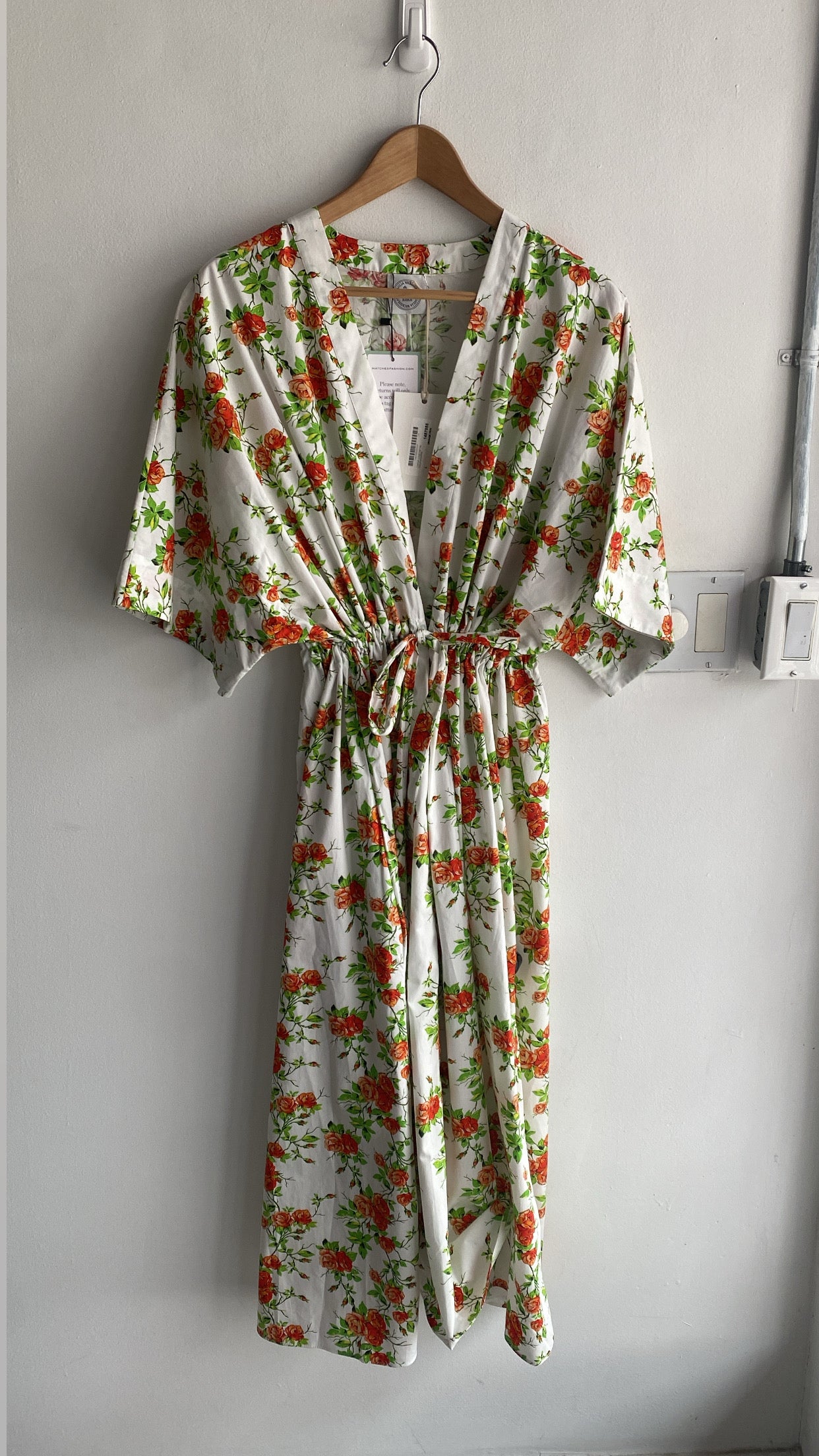 Emilia Wickstead Women's Kaftan Dress - Flowy Summer Beach Cover Up, Boho Chic Maxi Dress for Vacations & Poolside Lounging