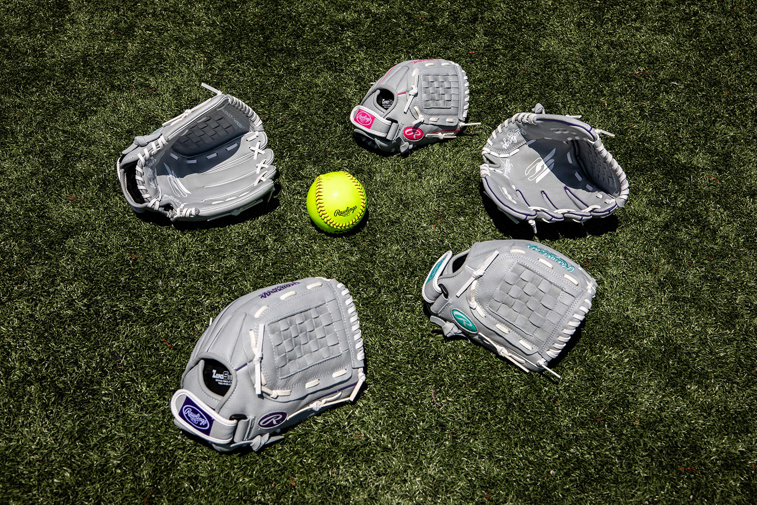 Rawlings Sure Catch Youth Softball Glove for Kids Ages 6-14 | 10