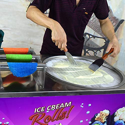 Kolice Commercial Taco Maker & Roll Ice Cream Machine - Professional Tortilla Press & Fried Ice Cream Equipment for Restaurants, Food Trucks & Catering Businesses | Perfect for Mexican Cuisine, Dessert Shops & Street Food Vendors