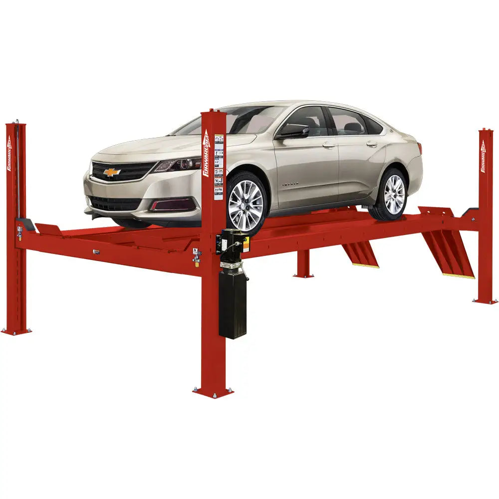 Forward Lift CR14 14K Four Post Car Lift - ALI Certified for Auto Repair Shops & Home Garages - Heavy Duty Vehicle Storage & Maintenance Solution