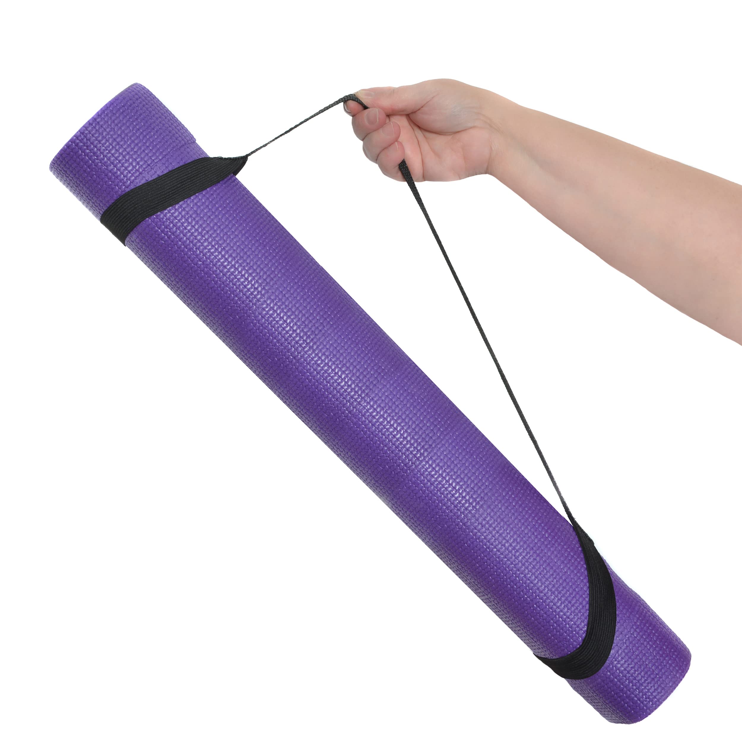 10-Pack Classic Yoga Mats with Carrying Strap - 68