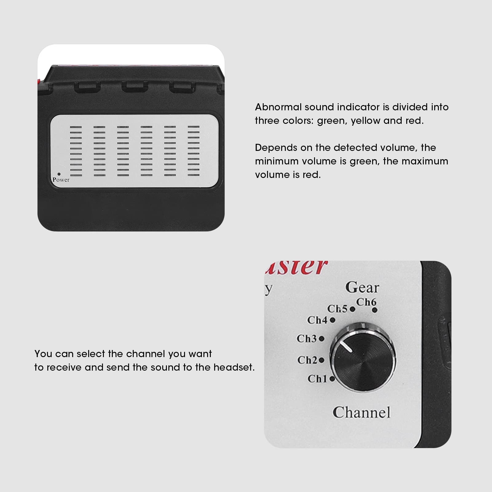 Car Noise Finder - Multi-Channel Abnormal Sound Detector for Motor, Chassis & Transmission | Ergonomic Automotive Noise Testing Tool for DIY Mechanics & Professional Use
