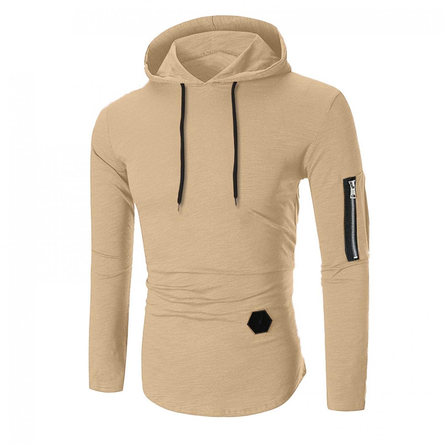 Men's Lightweight Hoodie - Slim Fit Active Pullover for Running & Workouts