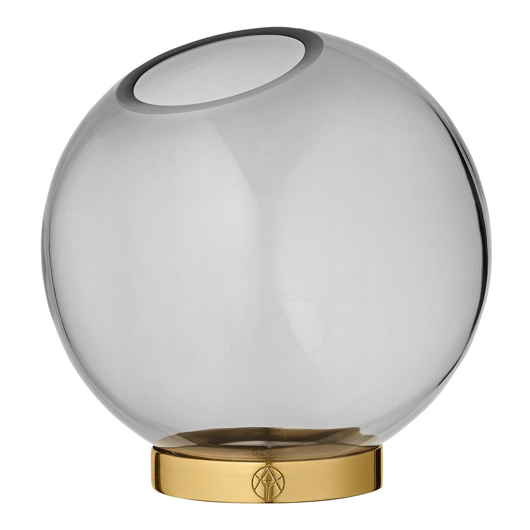 Globe Vase with Stand - Set of 4 - Decorative Glass Vase for Home, Office, Wedding Centerpiece, and Gift Giving