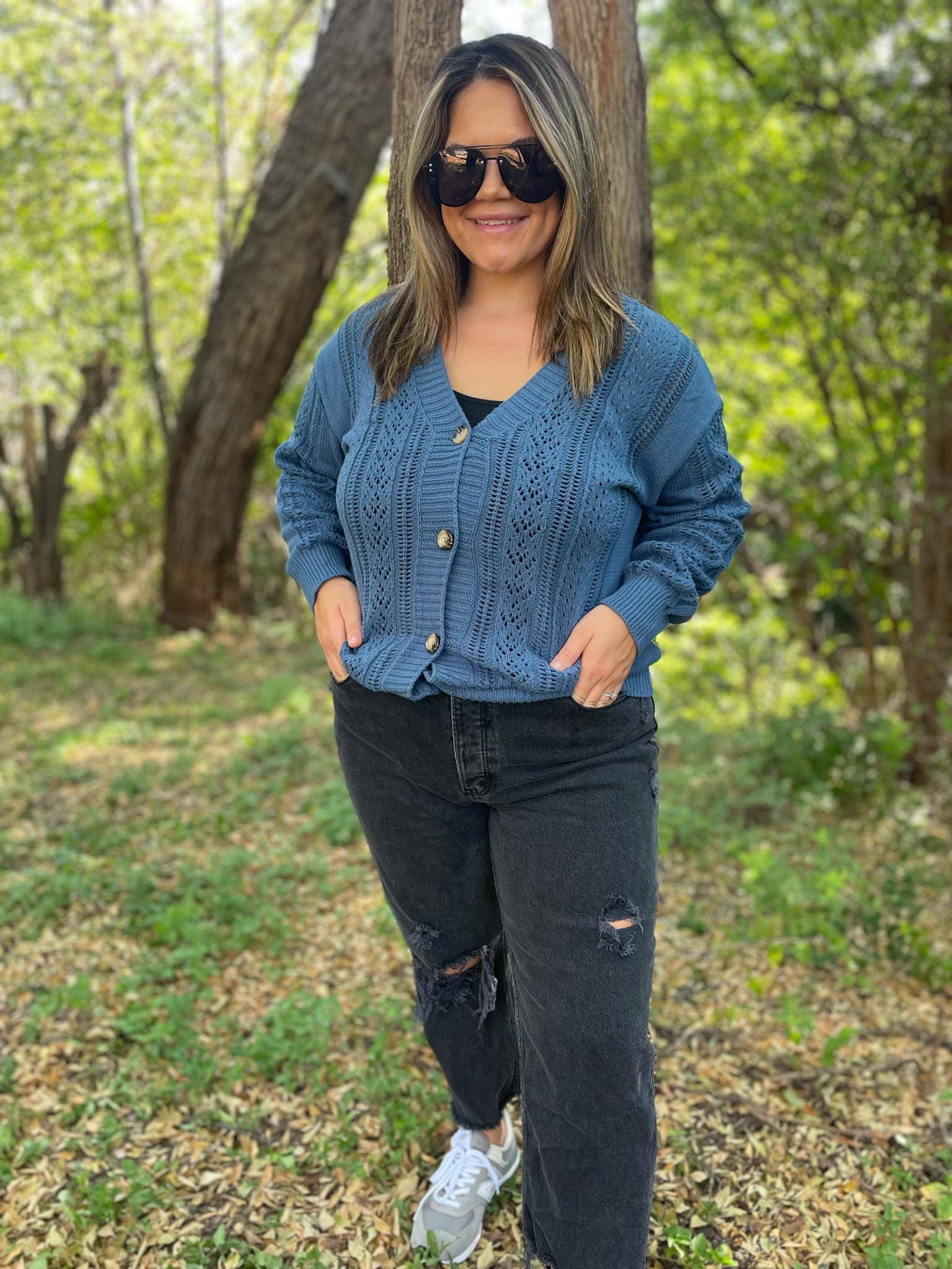 PREORDER: Austin Button Cardigan for Women - 4 Color Options (Beige, Black, Navy, Gray) | Cozy Fall & Winter Layering Piece for Office, Dates & Casual Outings