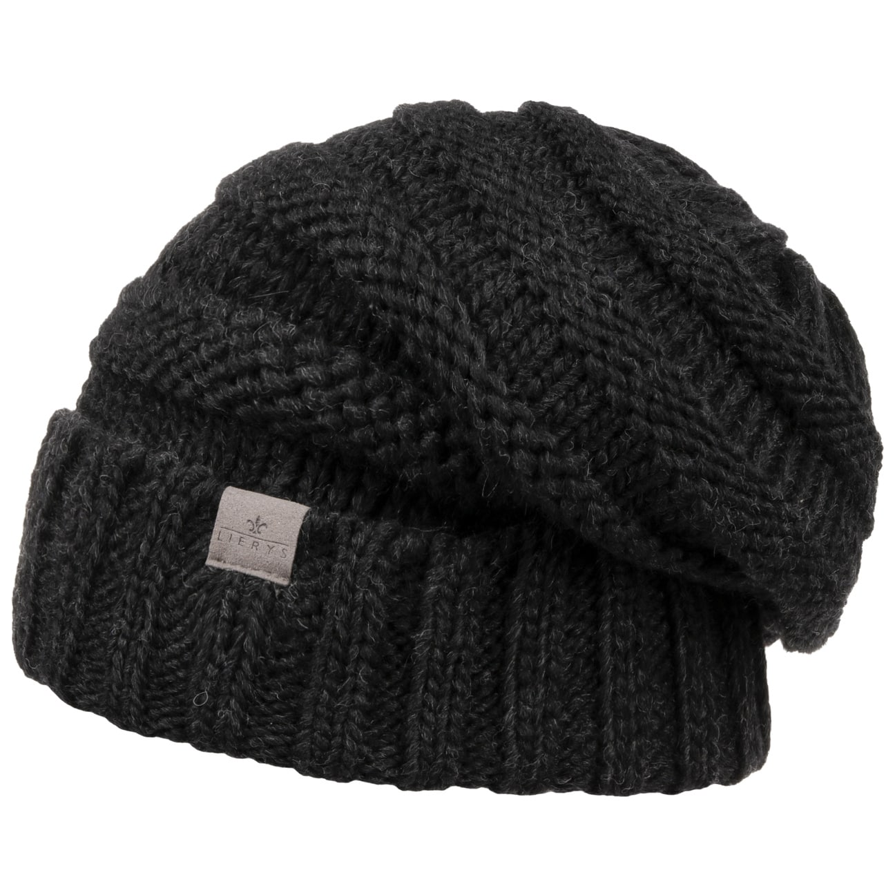 Lierys Long Beanie Knit Hat for Men & Women - Winter Warm Stretchy Slouchy Beanie - Cozy Soft Ribbed Knit Cap for Cold Weather - Perfect for Skiing, Hiking, and Outdoor Activities