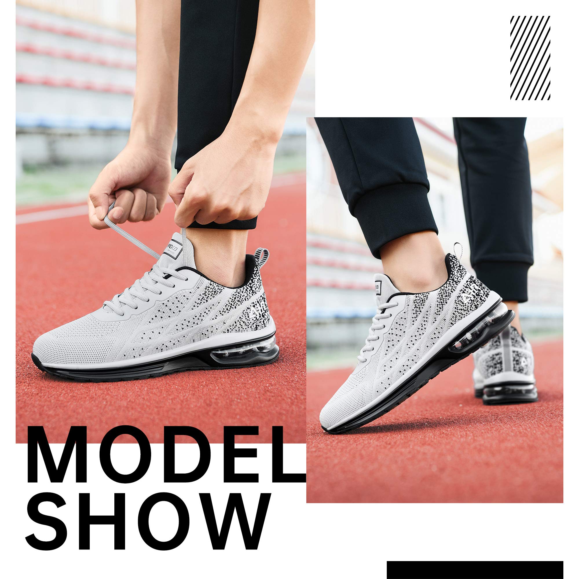 MEHOTO Men's Air Running Sneakers - Lightweight Athletic Shoes for Jogging, Gym, Fitness & Walking | Breathable Comfort for Daily Workouts & Active Lifestyle
