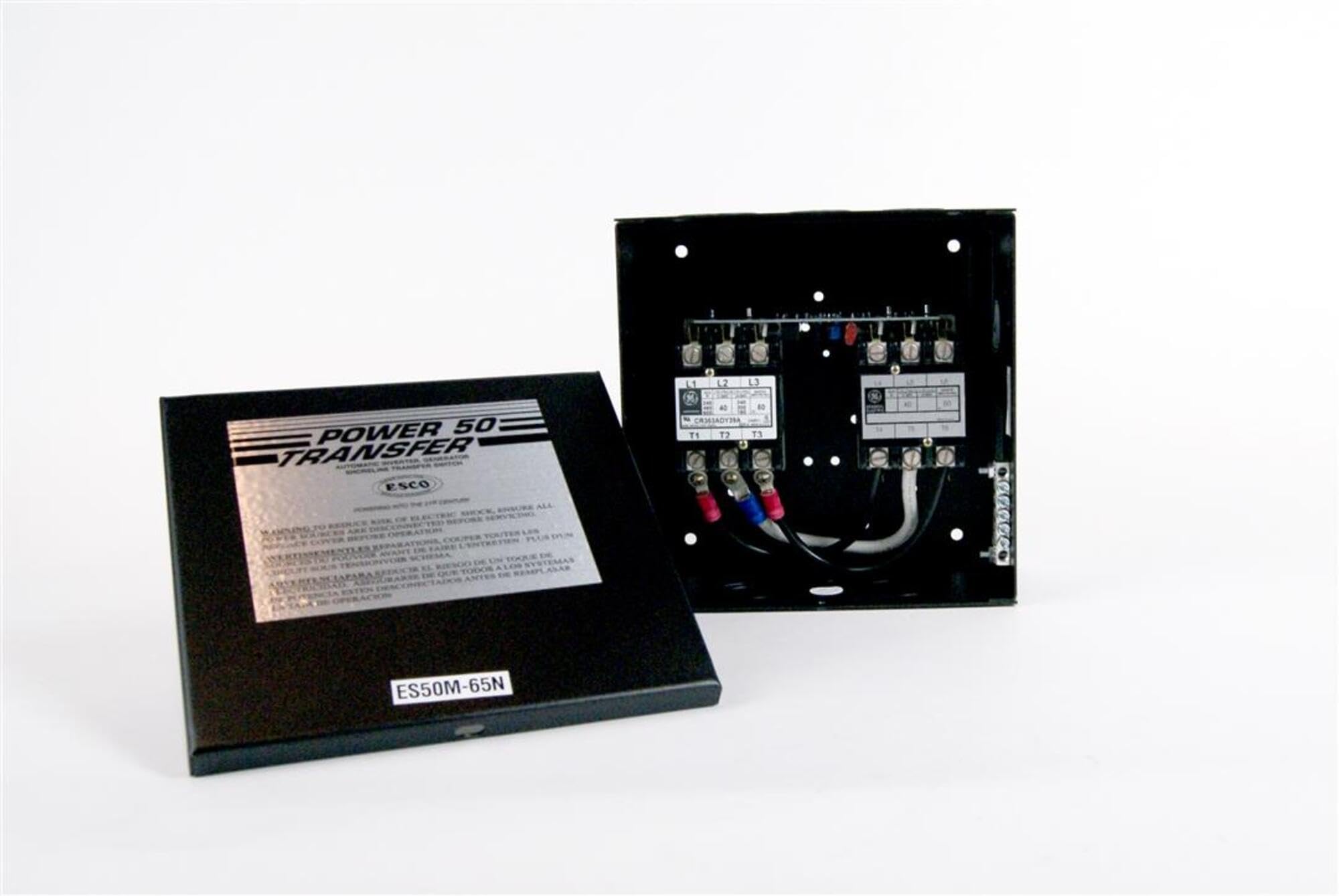 FLAIR-IT SALES Elkhart ES50M65N 50 Amp Transfer Switch - Reliable Power Transfer for Home & Business Backup Generators