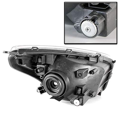 Black Replacement Headlights with 6