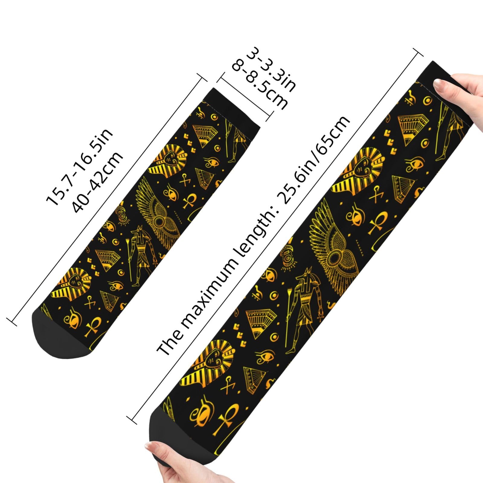 Bassyil Novelty Crew Socks - Fun Crazy Dress Socks for Women & Men - Comfortable Casual Socks for Work, Party, and Everyday Wear