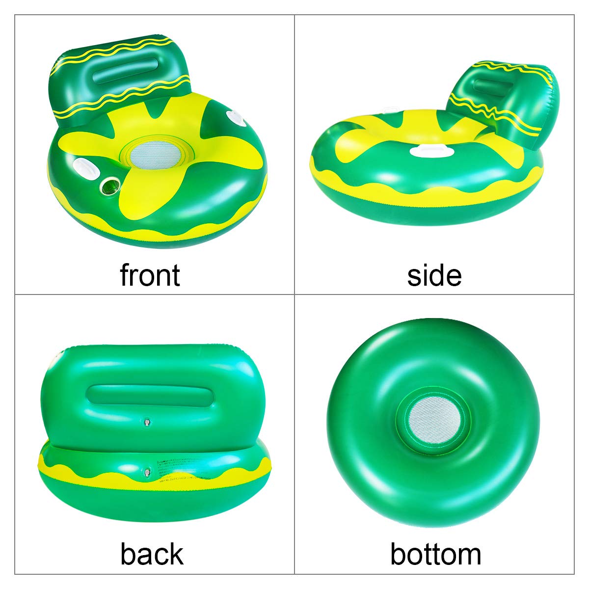 **SUNSHINEMALL Inflatable Pool Floats for Adults & Kids - Comfortable Air Sofa Lounge Chair, Beach Raft, Lake Water Floaties - Perfect for Swimming Pools, Lakes, and Beach Relaxation**