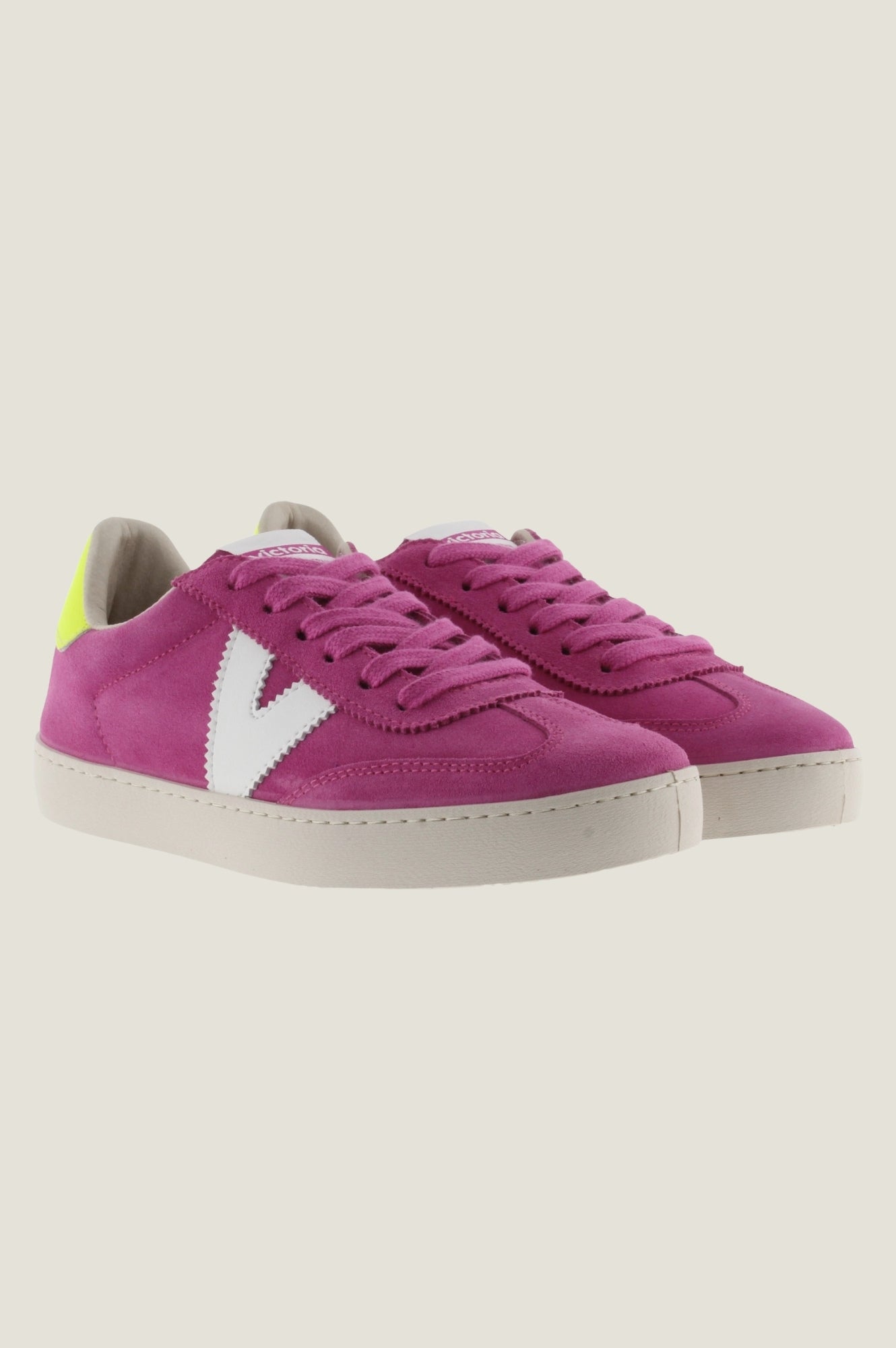 VICTORIA Berlin Ciclista Women's Running Shoes - Lightweight & Breathable Fuchsia Pink Sneakers for Gym, Workout & Casual Wear