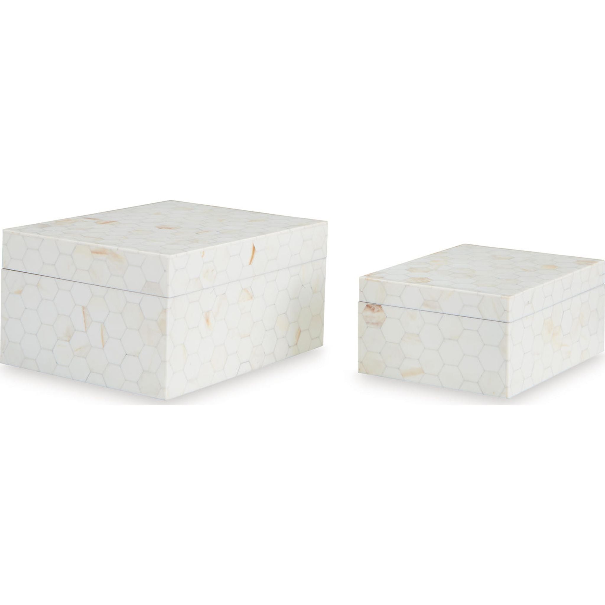 Aldenburg Decorative Storage Boxes (Set of 2) - Perfect for Home Organization, Gift Wrapping & Clutter Control - Ideal for Bedroom, Bathroom & Office Storage Solutions