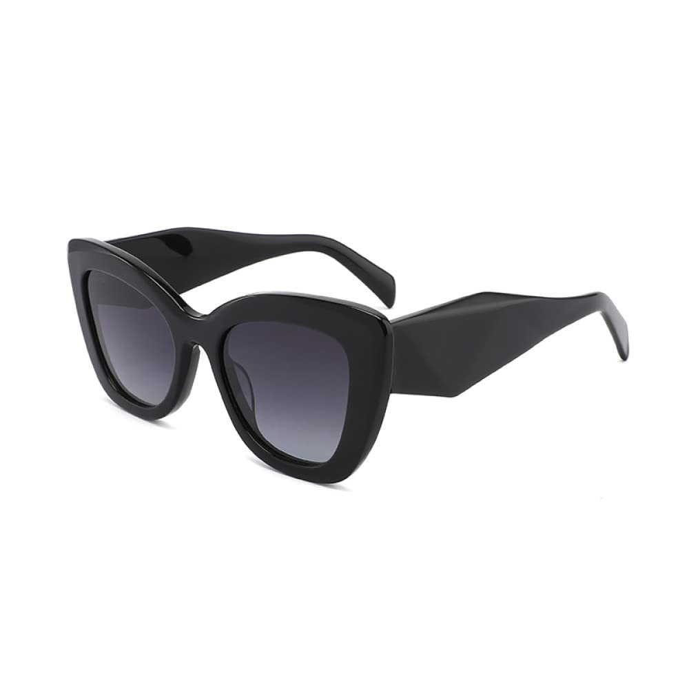 Trendy Acetate Cat Eye Sunglasses for Women - Polarized UV Protection Luxury Fashion Eyewear - Perfect for Beach, Driving & Outdoor Activities