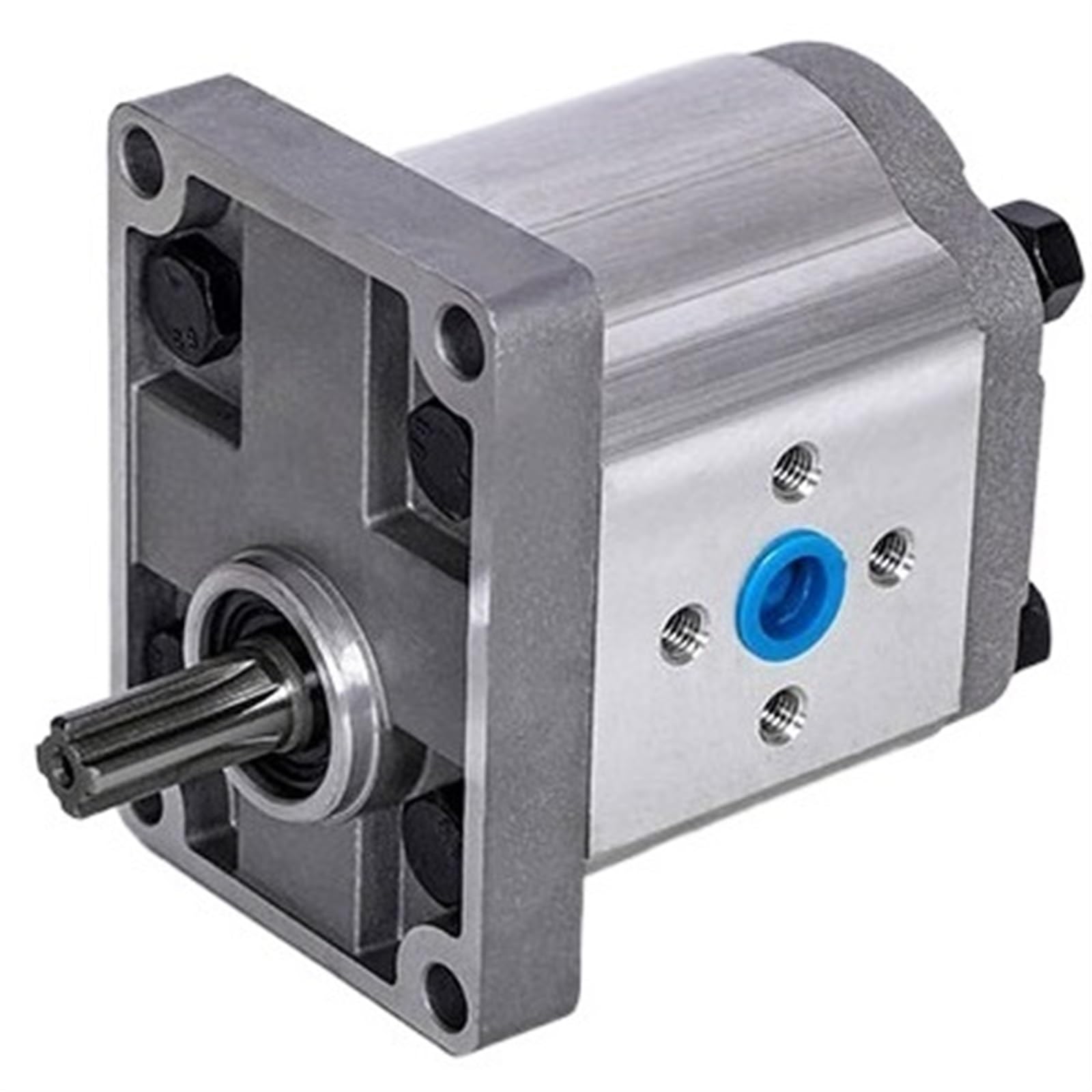 High-Pressure Hydraulic Gear Pump CBN-F310/314/316/20/25 - Small Oil Pump Head for Industrial Machinery & Equipment - MINGPING CBT/CBN-F316 Spline Size - Perfect for Construction, Agriculture & Automotive Hydraulic Systems