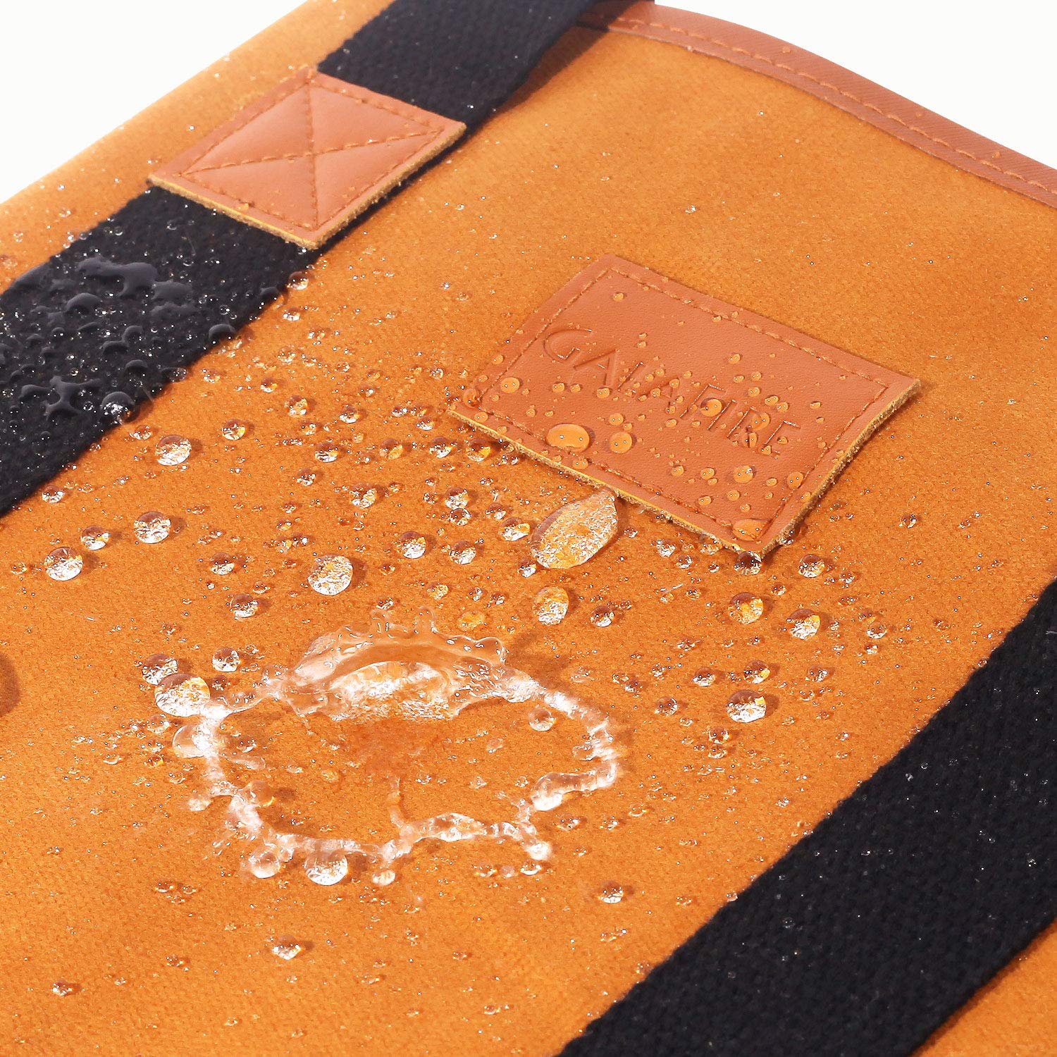 Heavy Duty 20oz Waxed Canvas Firewood Carrier - Large Capacity 21