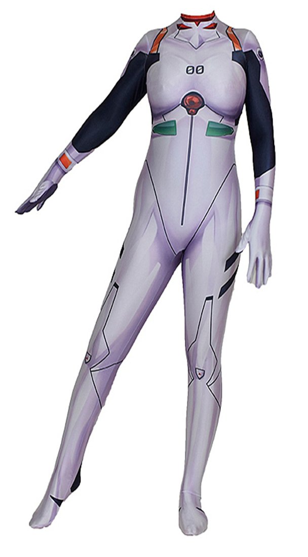 Women's Ayanami Rei Cosplay Bodysuit - Full Body Zentai Costume for Anime Conventions & Halloween Cosplay