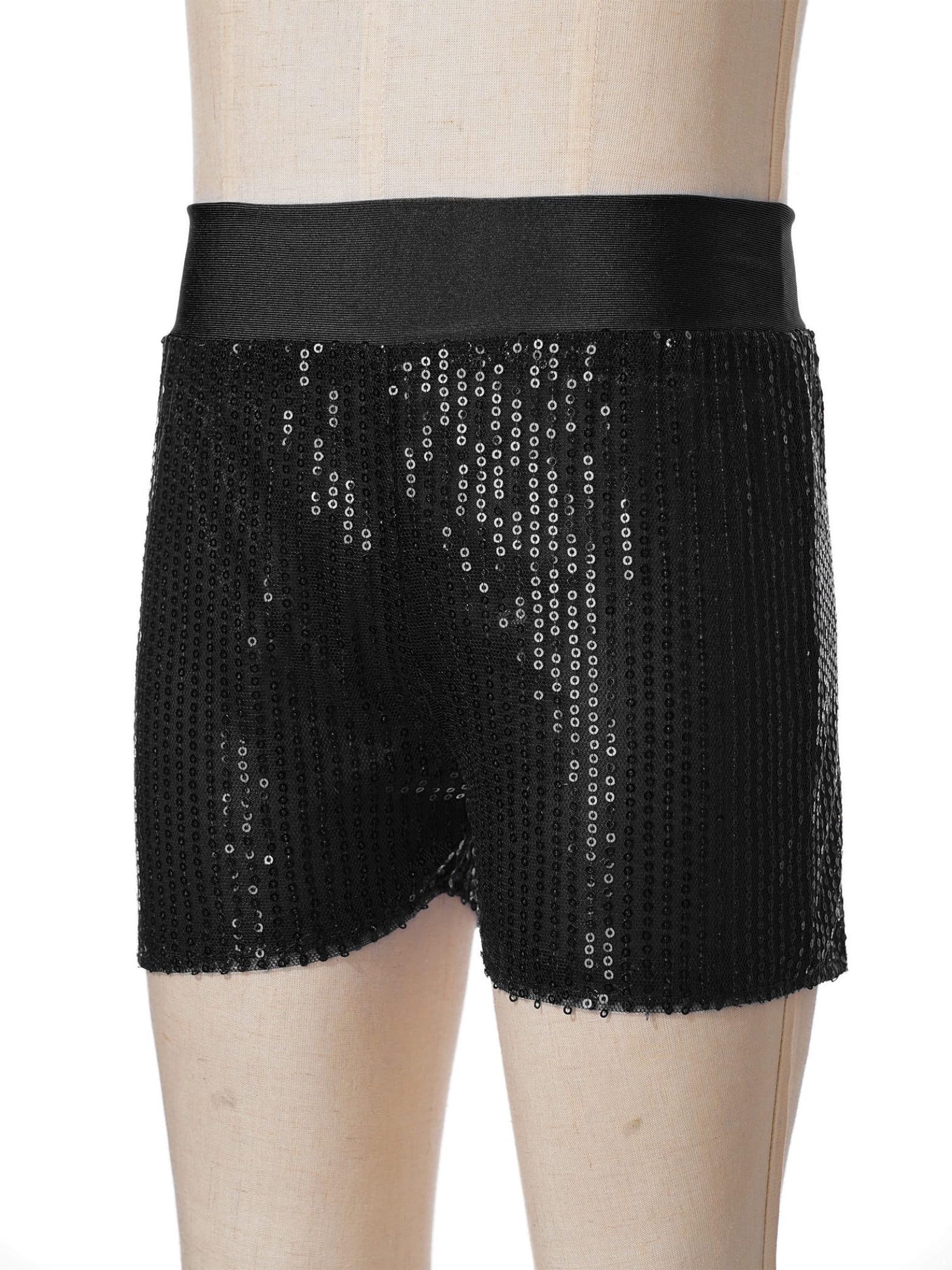 Girls & Boys Glitter Sequins Dance Shorts - Hip Hop Jazz Ballet Yoga Gym Tumbling Shorts for Kids - Perfect for Dance Classes, Performances & Active Play
