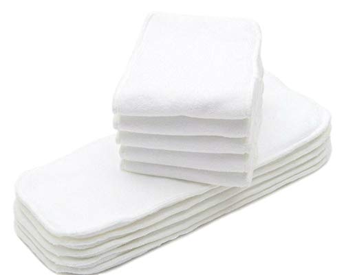 KaWaii Baby 12 Pack One Size Pocket Cloth Diapers + 24 Inserts | Washable Reusable Leakproof Diapering System for Babies 8-36 lbs | Perfect for Daycare, Travel & Eco-Friendly Parenting