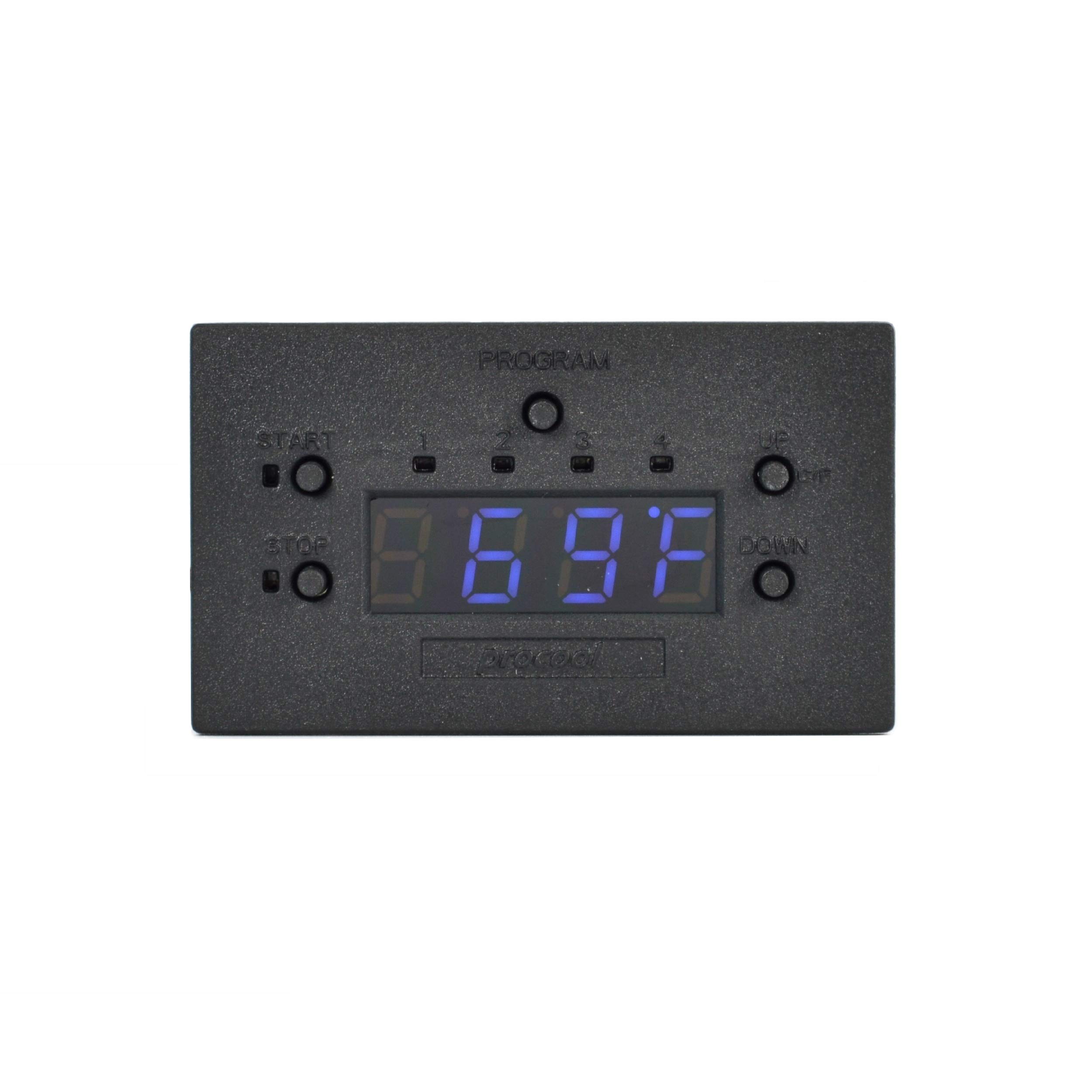 PROCOOL AVX-280T-1U Silent AV Cabinet Cooling Fan System - 1U Rack Mount Temperature Controller with Auto Speed Control & Mounting Kit | Perfect for Server Rooms, Data Centers & AV Equipment Cooling