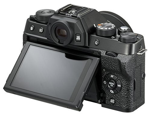 Fujifilm X-T100 Mirrorless Digital Camera Body (Black) - Compact & Lightweight for Travel, Vlogging & Street Photography