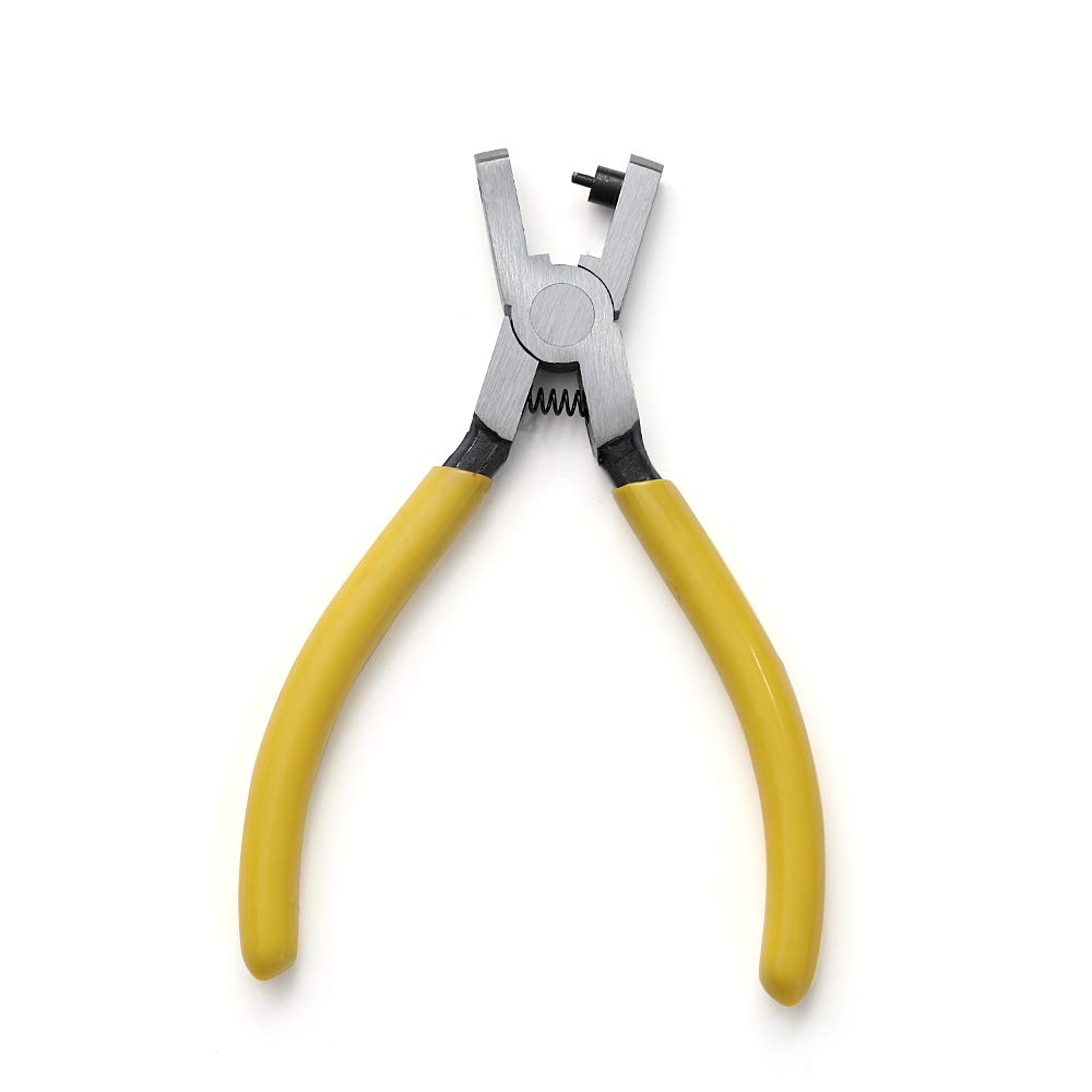 Vkermury 2mm Leather Hole Punch Pliers - Professional Hand Tool for Watch Bands, Belts & Leather Straps | Perfect for DIY Leather Crafting, Watch Repair & Belt Making