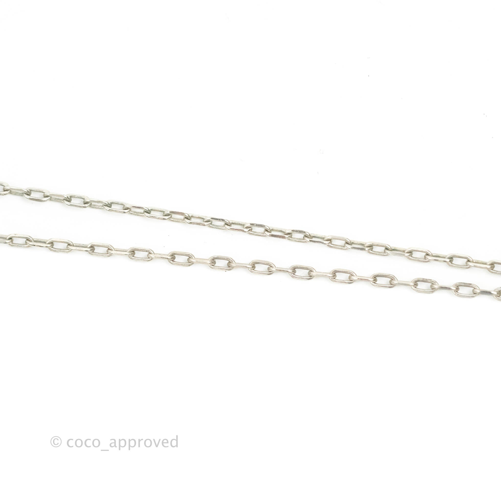 Chanel CC Pearl Necklace Silver Tone 18P - Elegant Pearl Pendant Necklace for Women | Perfect for Parties, Weddings & Special Occasions