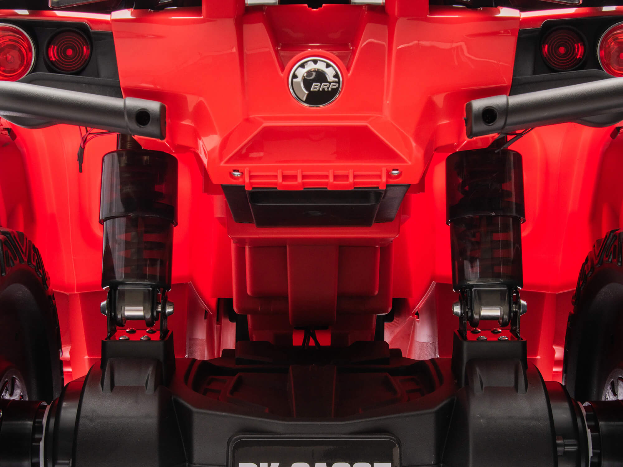24V Can Am Kids Outlander 4WD Ride-On ATV Electric Toy Car - Red - Perfect for Outdoor Adventures, Backyard Play & Kids Birthday Gifts