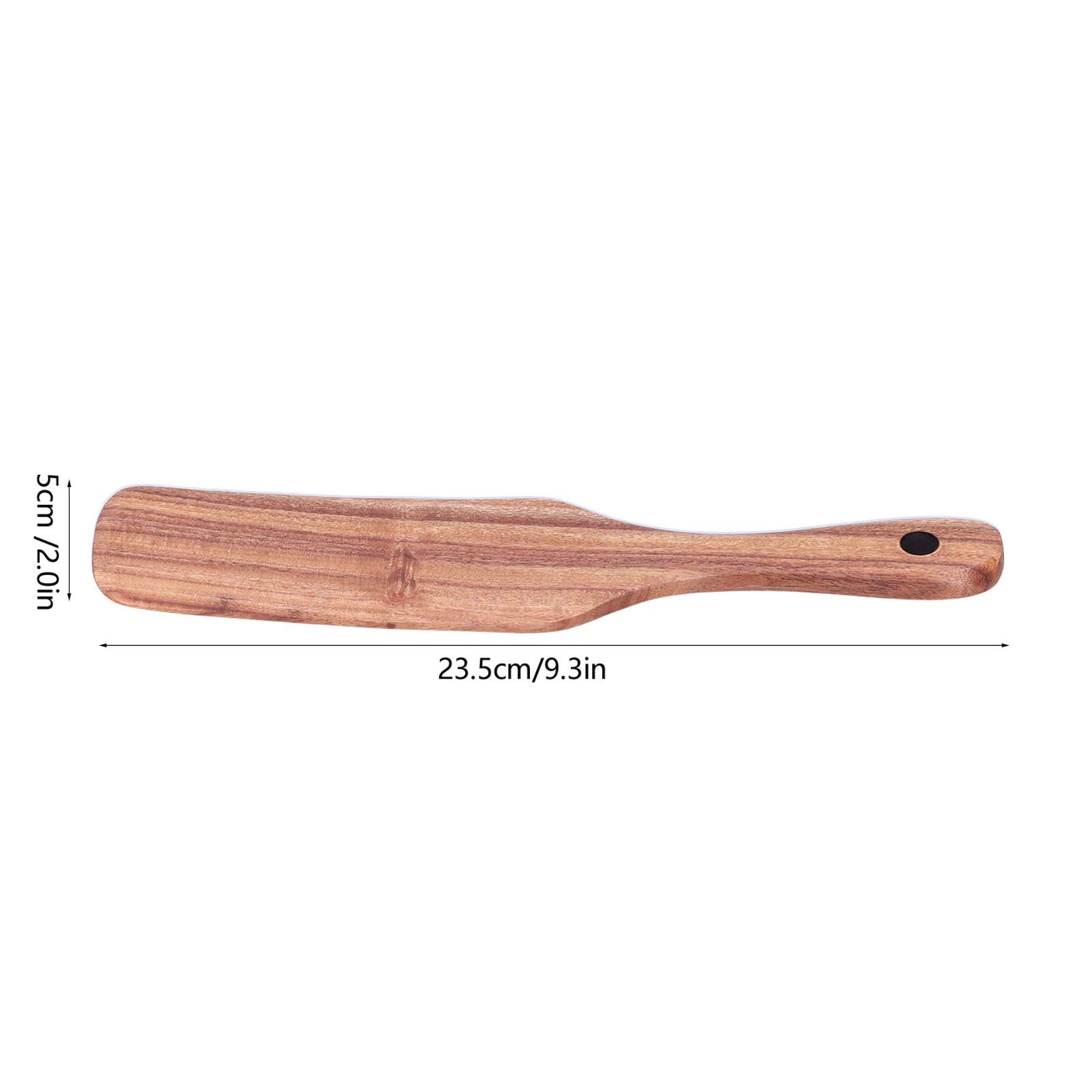Premium Wooden Spatula for Frying - Natural Kitchen Cooking Utensil for Steak, Eggs & Pancakes - Eco-Friendly Wooden Turner & Scraper for Non-Stick Pans - Perfect for Grilling, Baking & Everyday Cooking